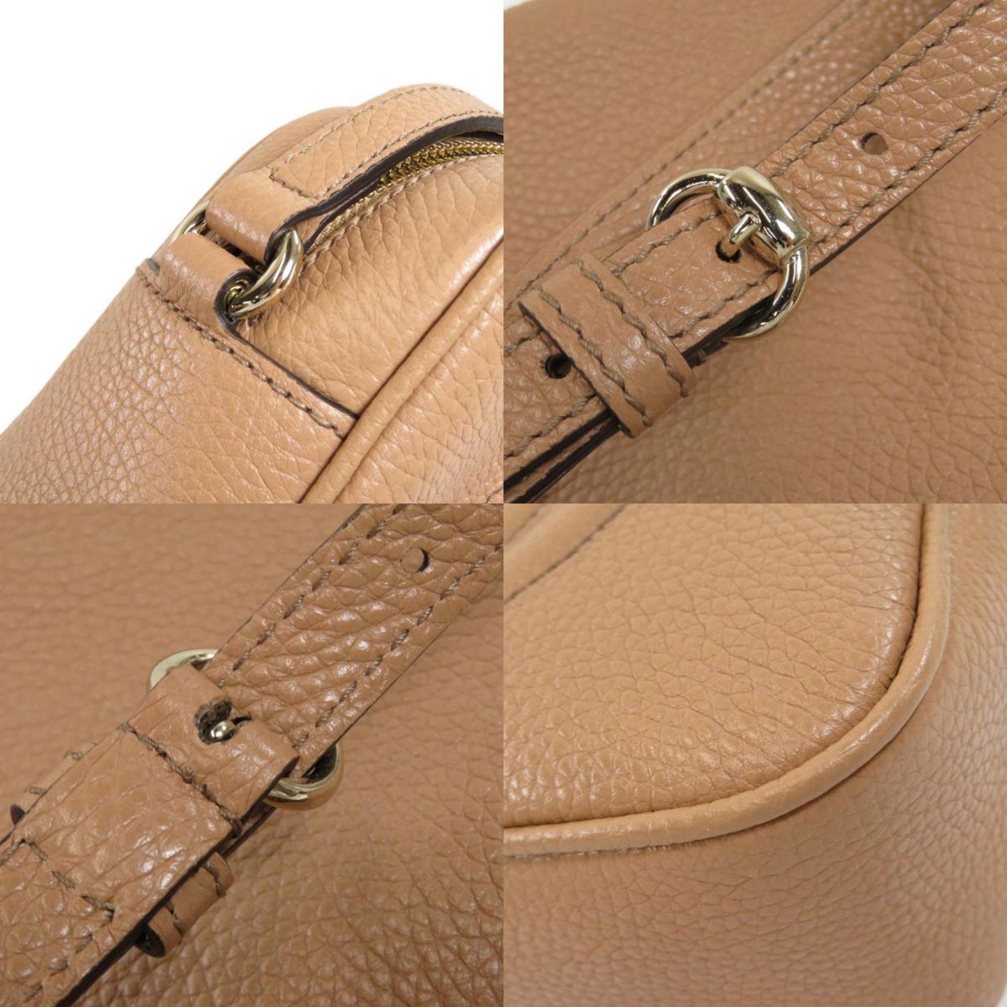 Gucci 308364 Soho Interlocking G Shoulder Bag Calf Ladies