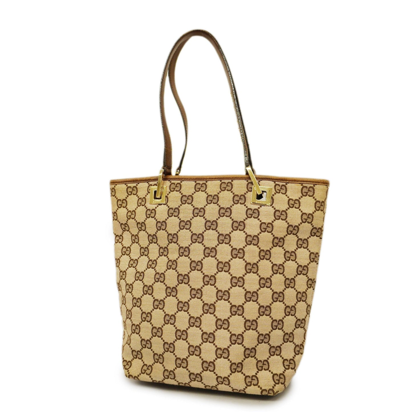 GUCCI  GG Canvas Handbag 002 1099 Women's Leather Handbag Beige,Brown