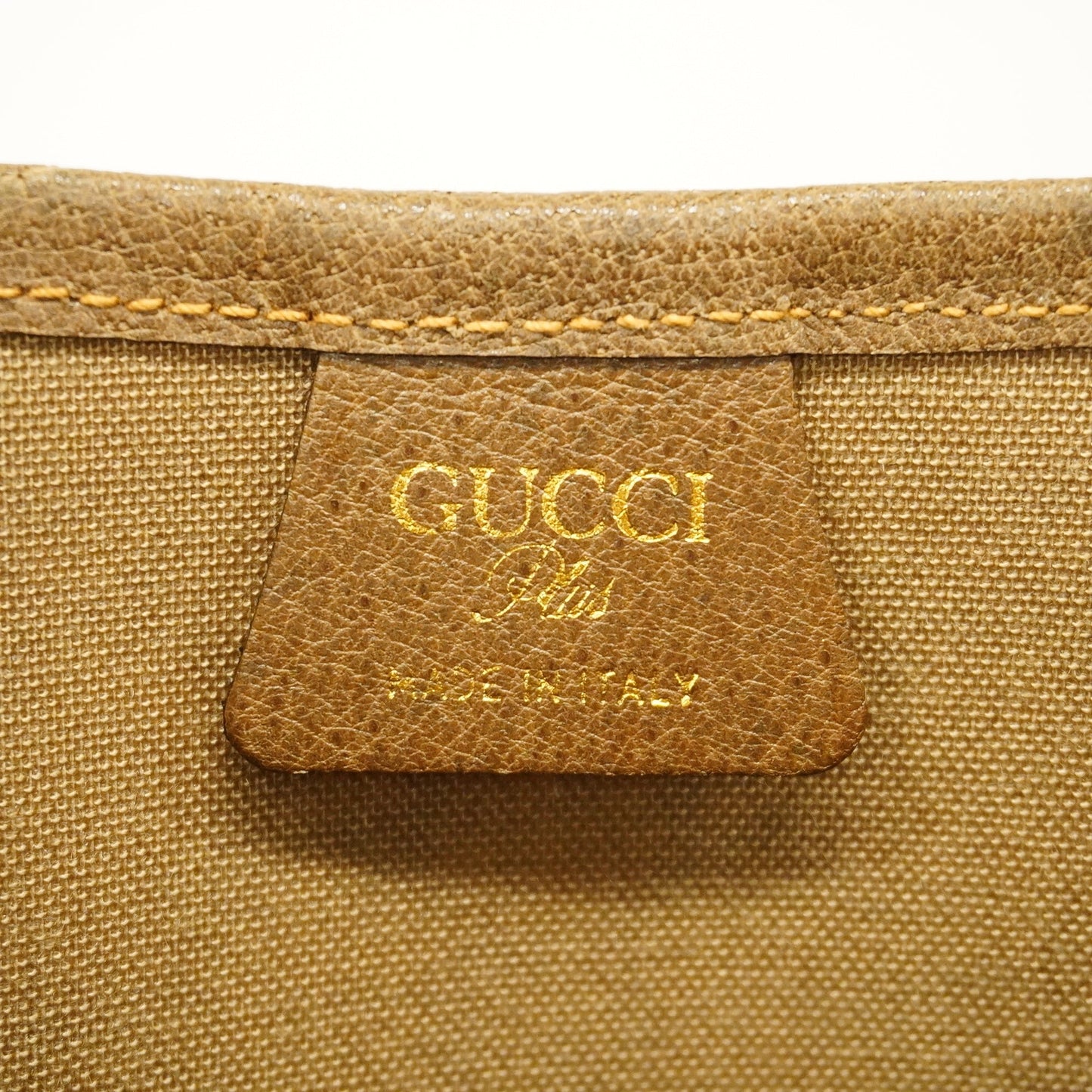 Gucci  Sherry Line Tote Bag 137396 Women's GG Plus,PVC Tote Bag Beige