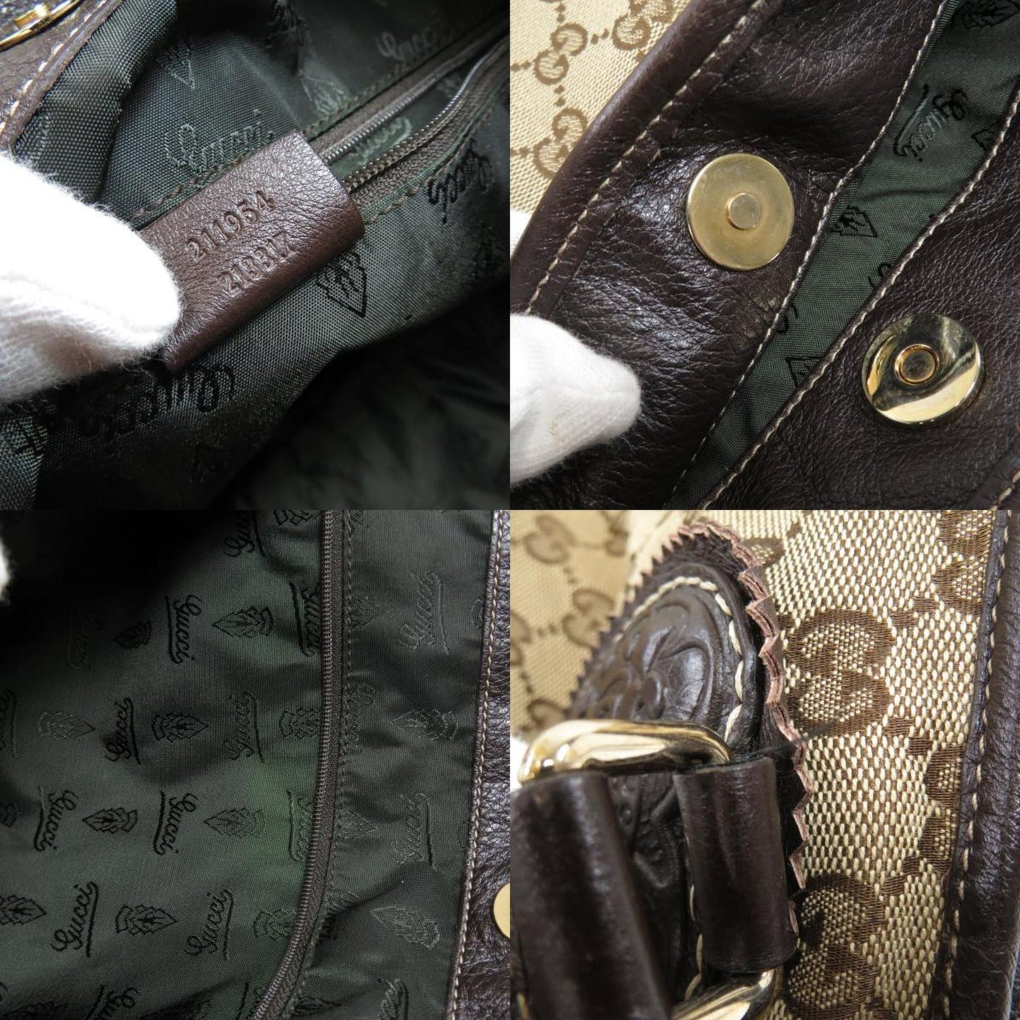 Gucci 211954 GG tote bag canvas ladies