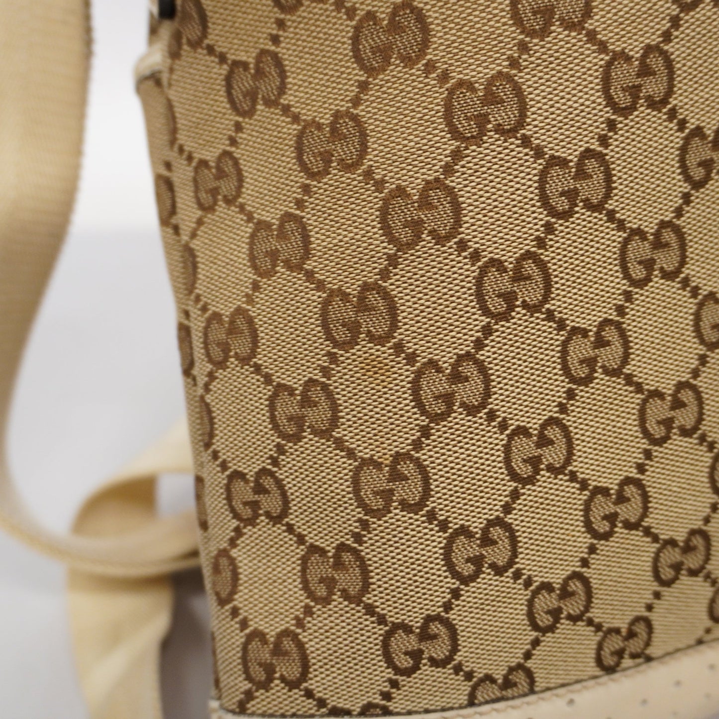 Gucci  GG Canvas Shoulder Bag 145857 Women's Shoulder Bag Beige,Ivory