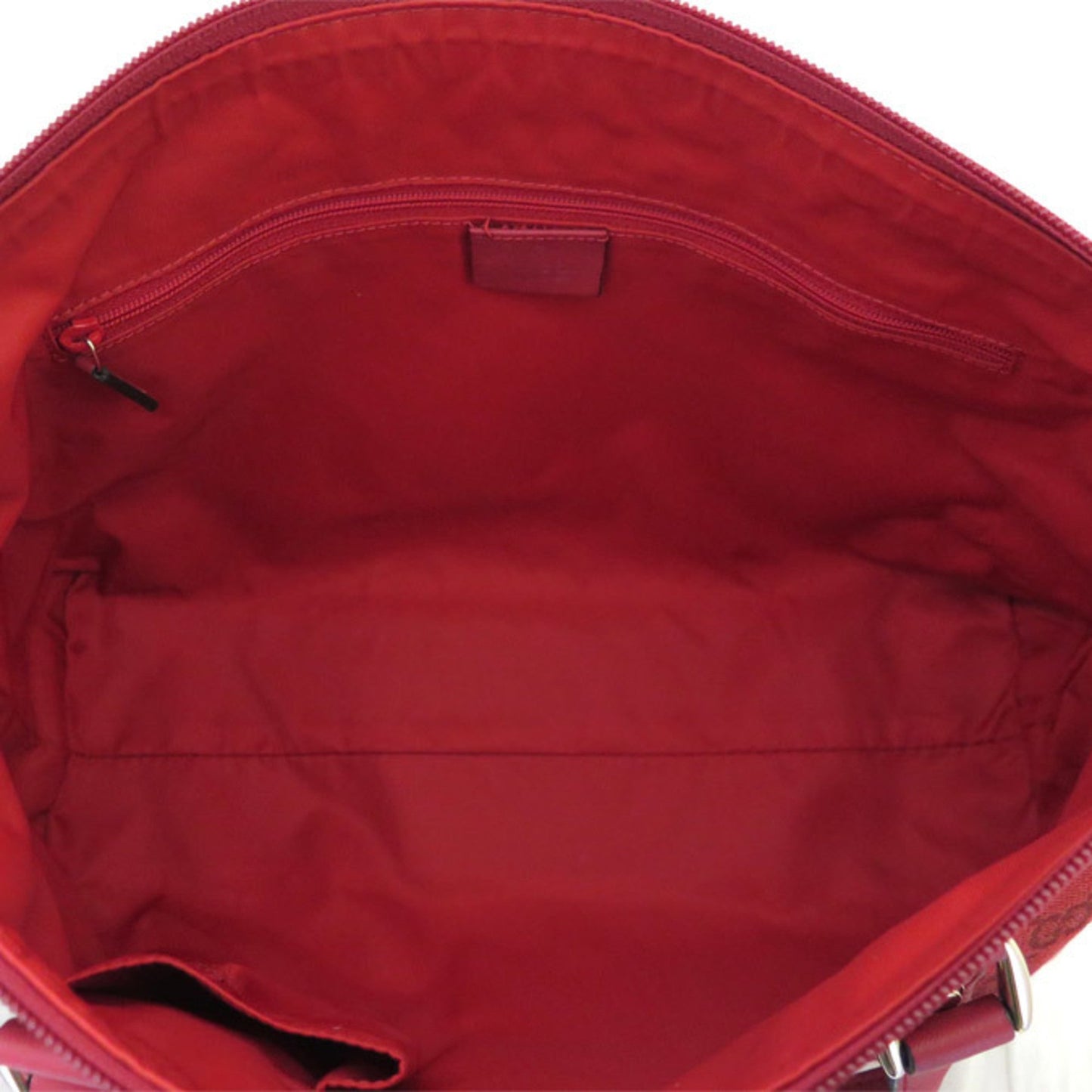 Gucci Shoulder Bag GG Canvas Canvas/Leather Dark Red Women's 272399