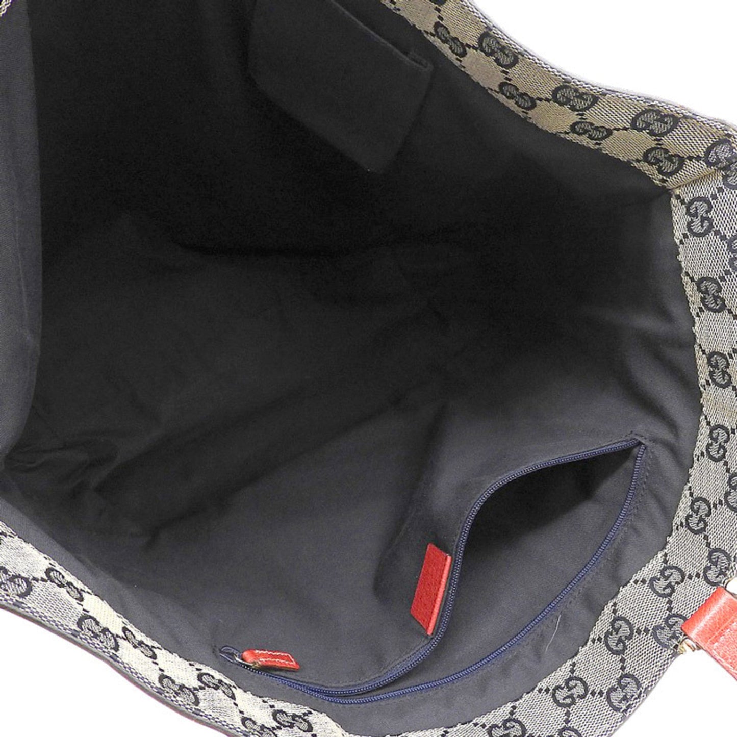 Gucci Bag Ladies Tote Handbag Abbey Leather Red 130733 Large