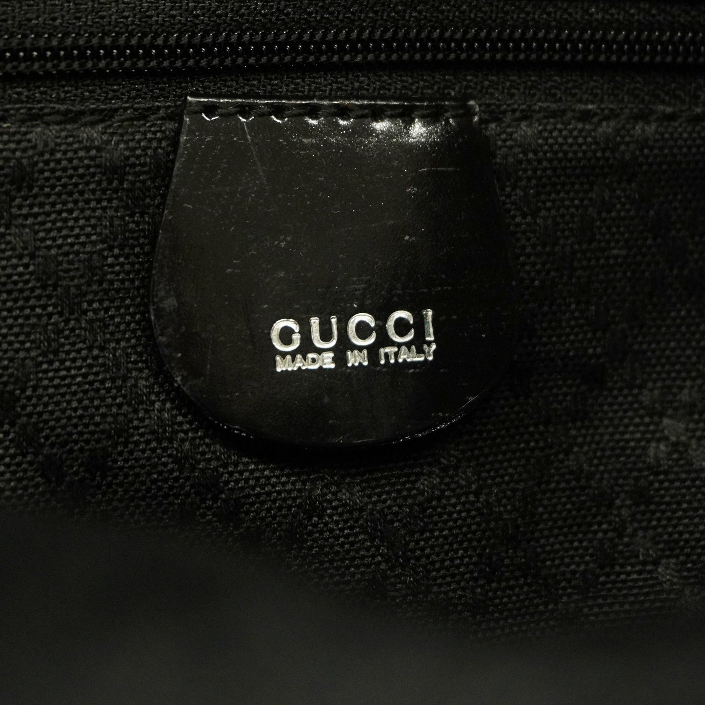 GUCCI  Bamboo Boston Bag 002 3754 0412 Men,Women,Unisex Nylon Canvas Black