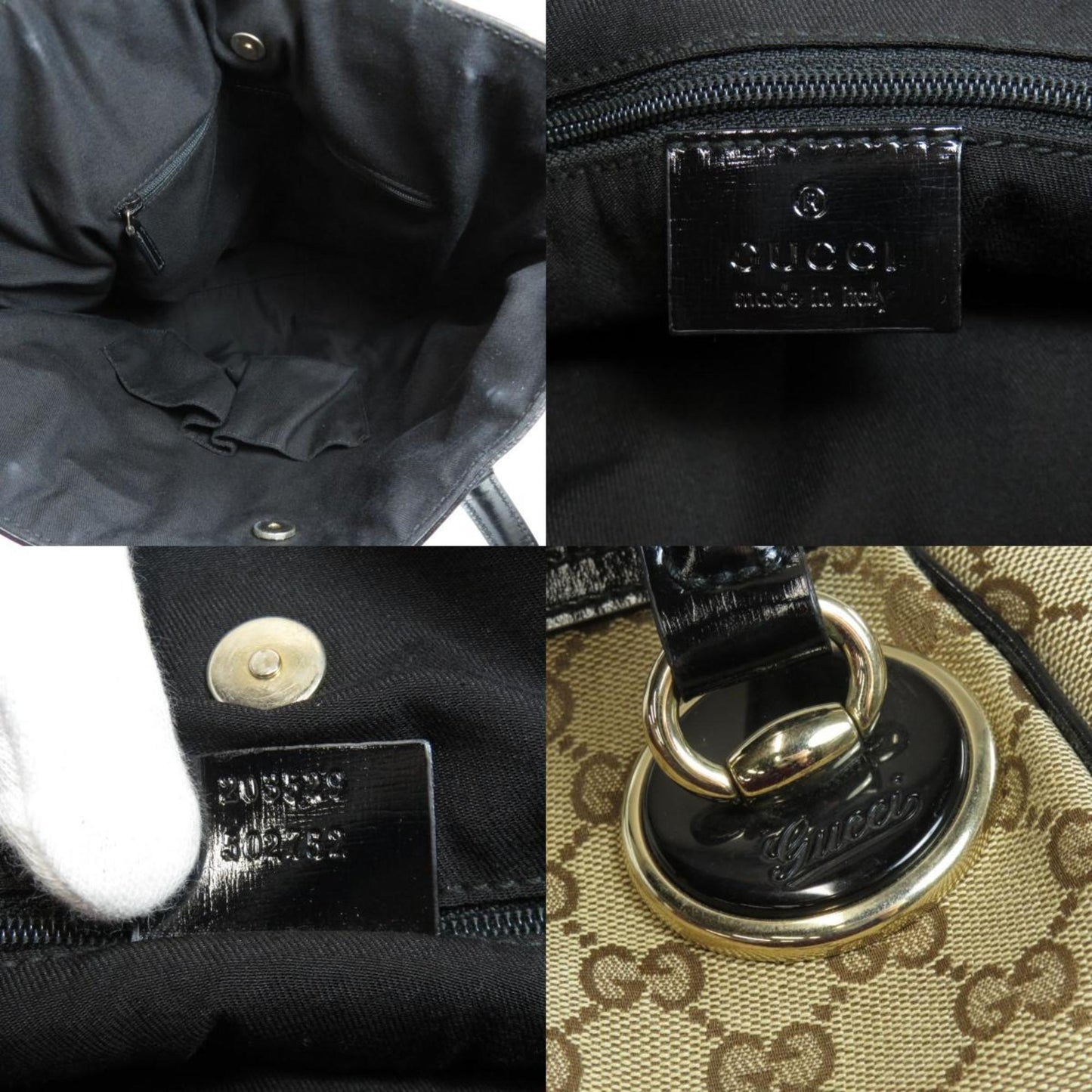 Gucci 203529 GG tote bag canvas ladies
