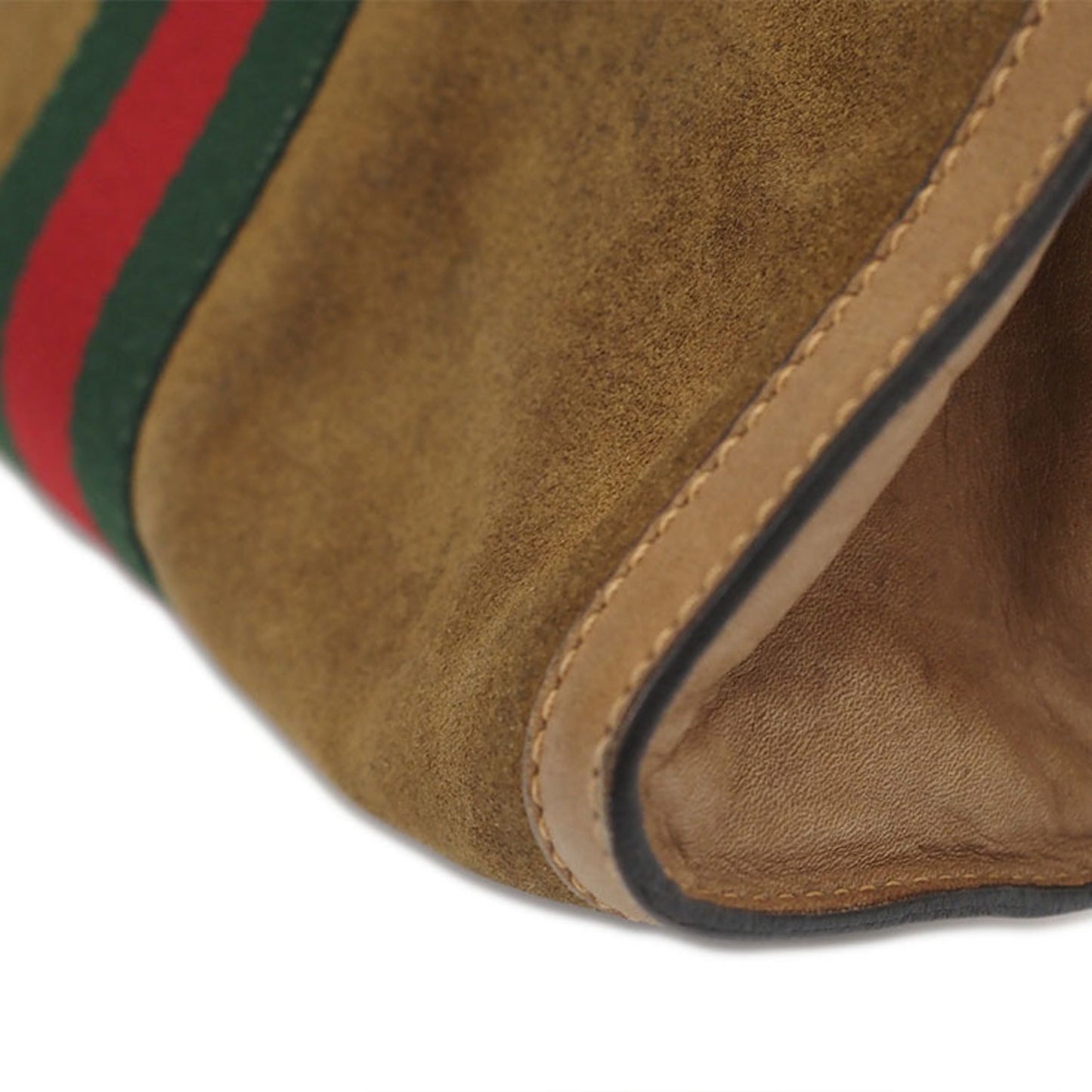 GUCCI Vintage Clutch Bag Sherry Line Perfume Suede Second Women's