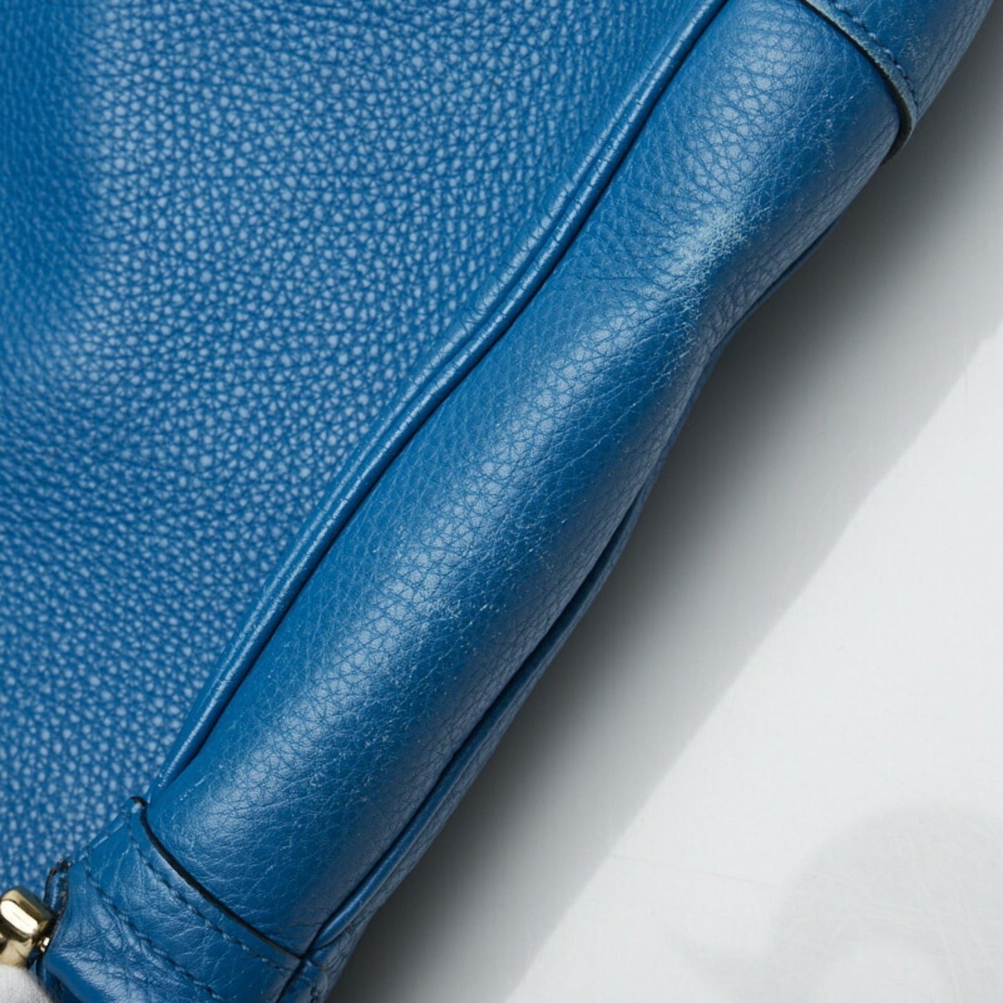Gucci Bamboo Diana HandBag Shoulder Bag 282315 Blue Leather Ladies
