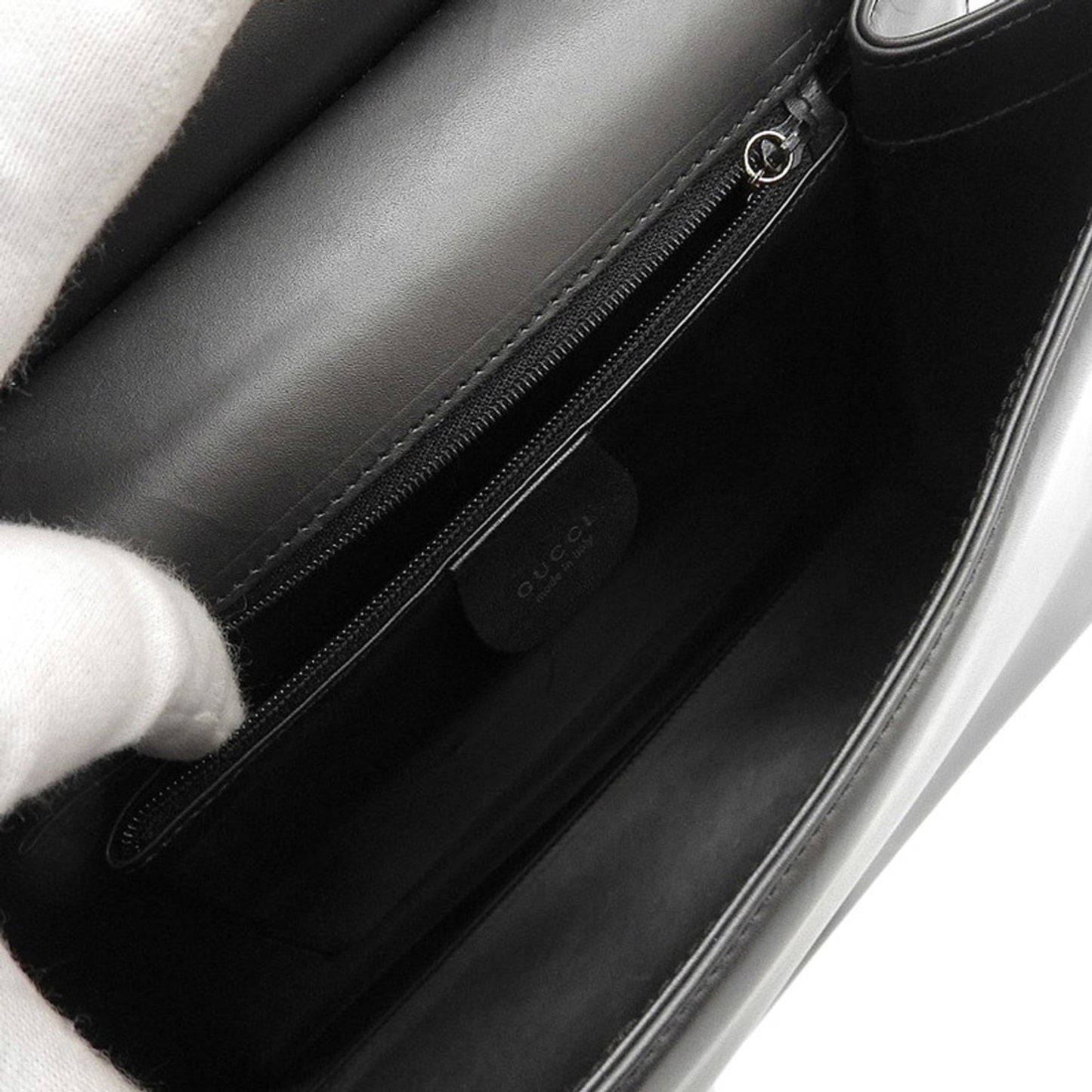 Gucci Bag Ladies Shoulder Leather Black 001 ??? 2058 1920 0