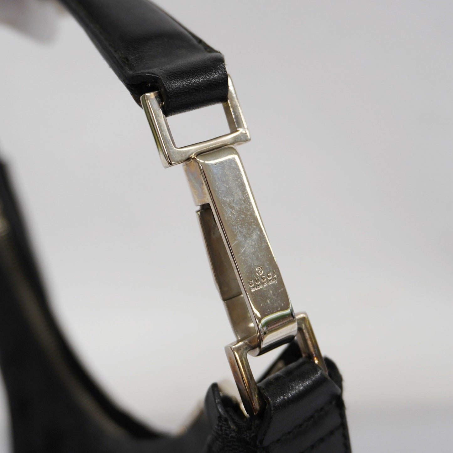 Gucci  000 0602 Women's GG Canvas Hand Bag Black