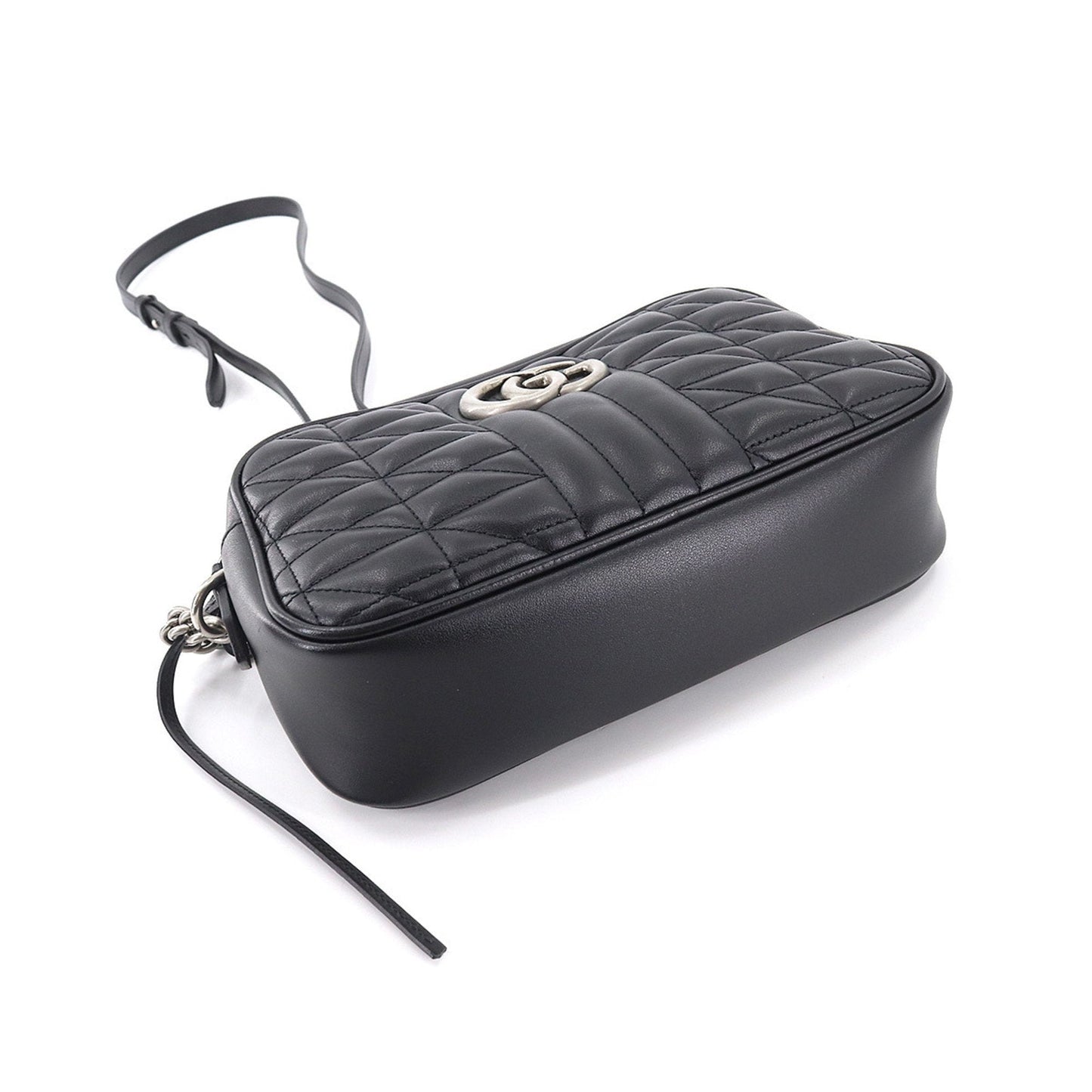 Gucci GG Marmont Small Shoulder Bag Leather Black 447632