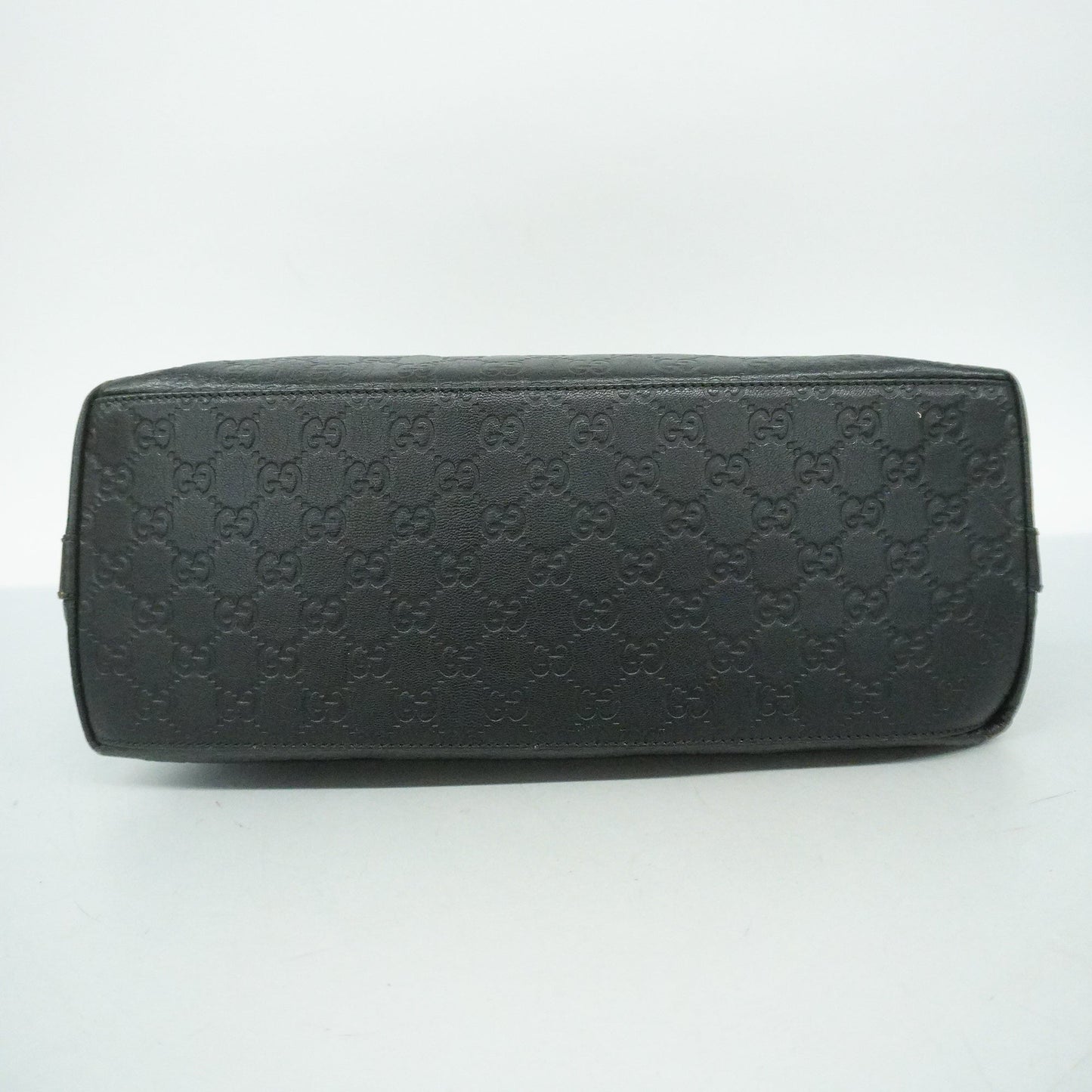 GUCCI sima 248895 Men's Leather Shoulder Bag Black