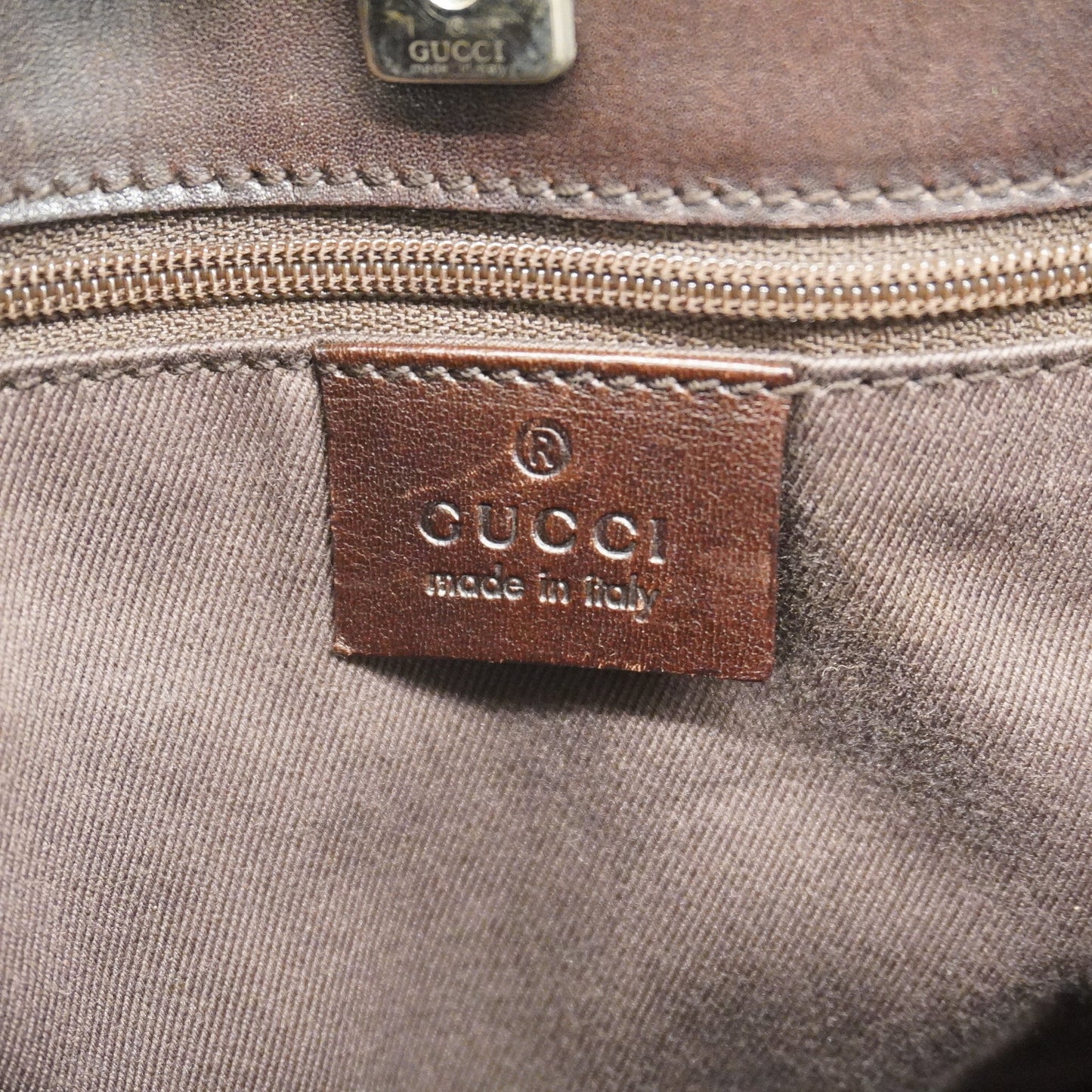 GUCCIAuth  GG Canvas Tote Bag 73983 Women's Tote Bag Brown
