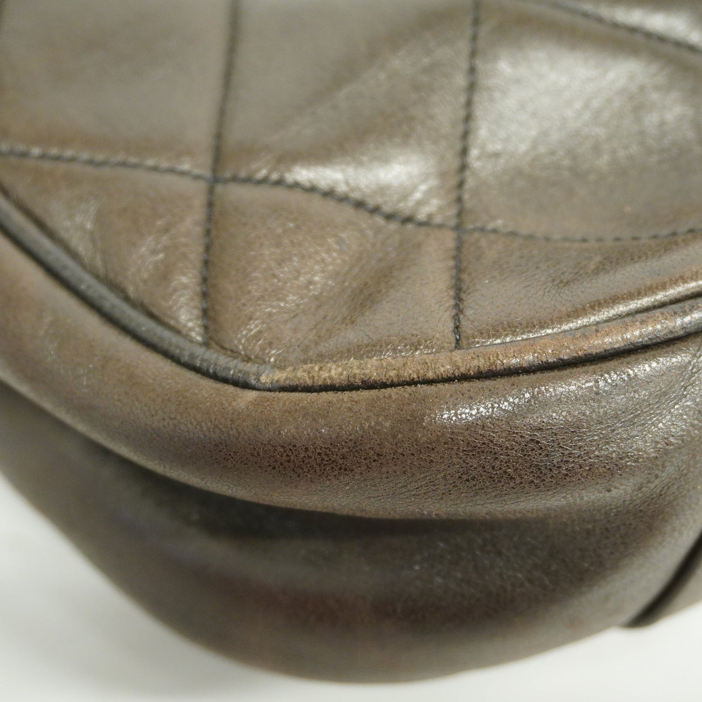CHANELAuth  Matelasse Lambskin Women's Leather Shoulder Bag Black