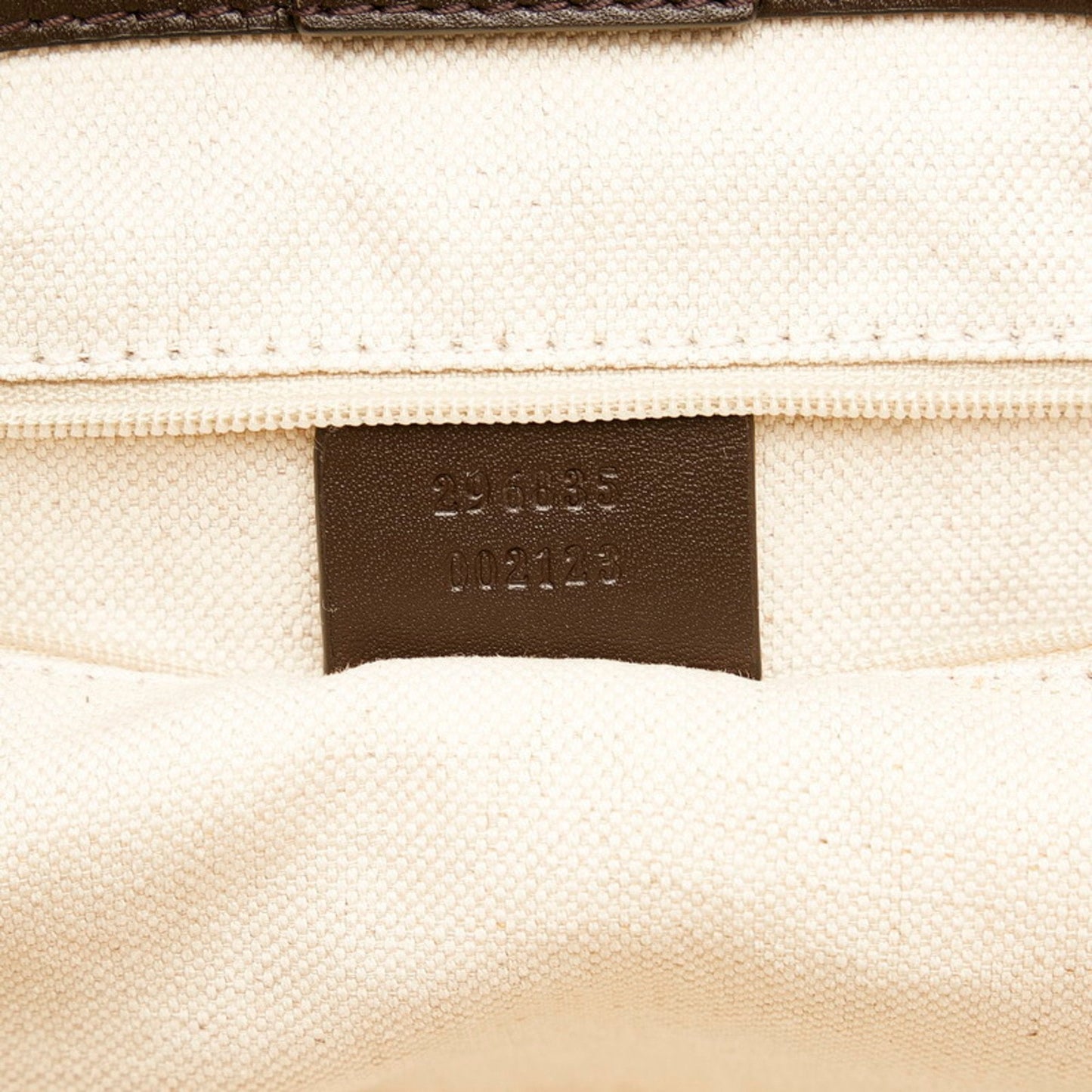 Gucci GG Canvas Suki Tote Bag Shoulder 296835 Beige Brown Leather Ladies Gucci