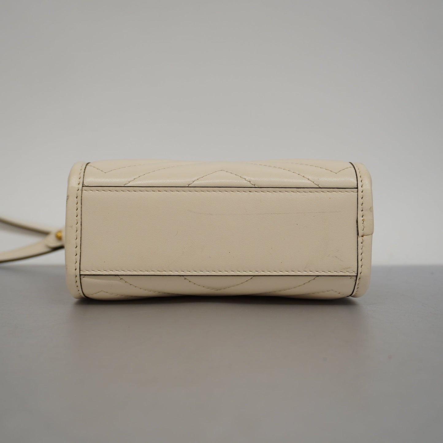 GUCCIAuth  GG Marmont 2WAY Bag 696123 Women's Leather Handbag,Shoulder Bag Ivory