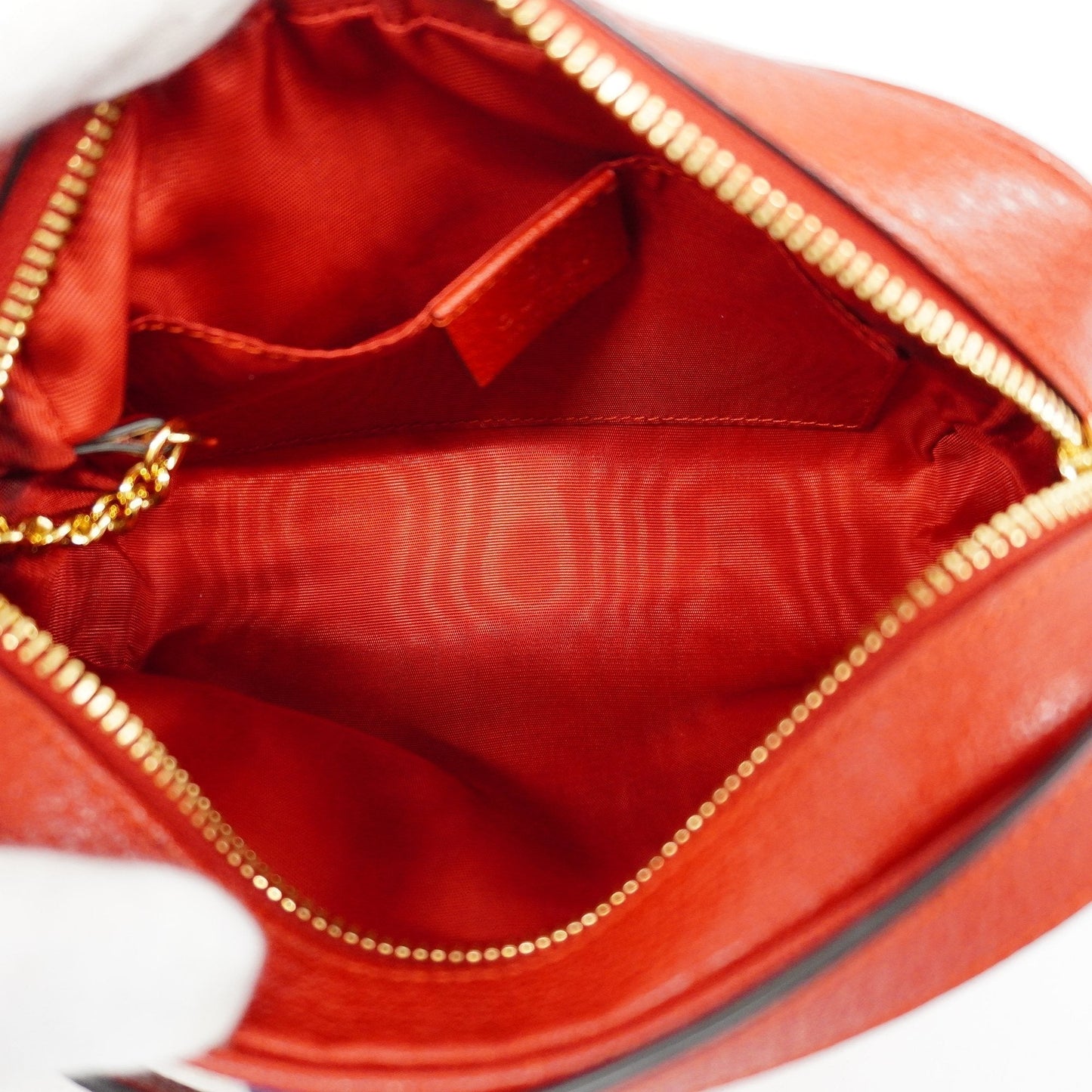 Gucci 517350 Women's Canvas Shoulder Bag Blue,Red Color,White