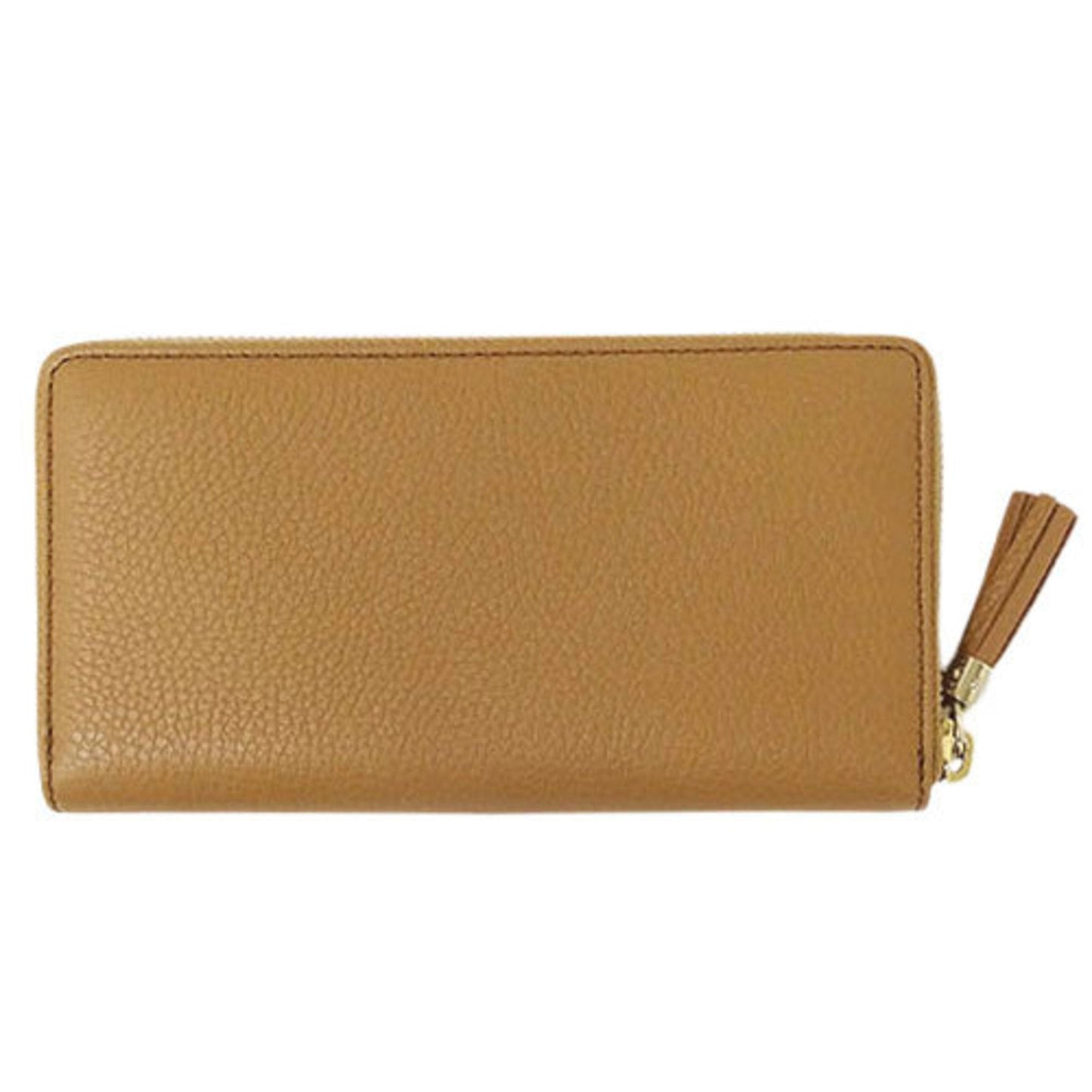 Gucci Wallet Women's Long Soho Leather Beige 598187 Round Tassel