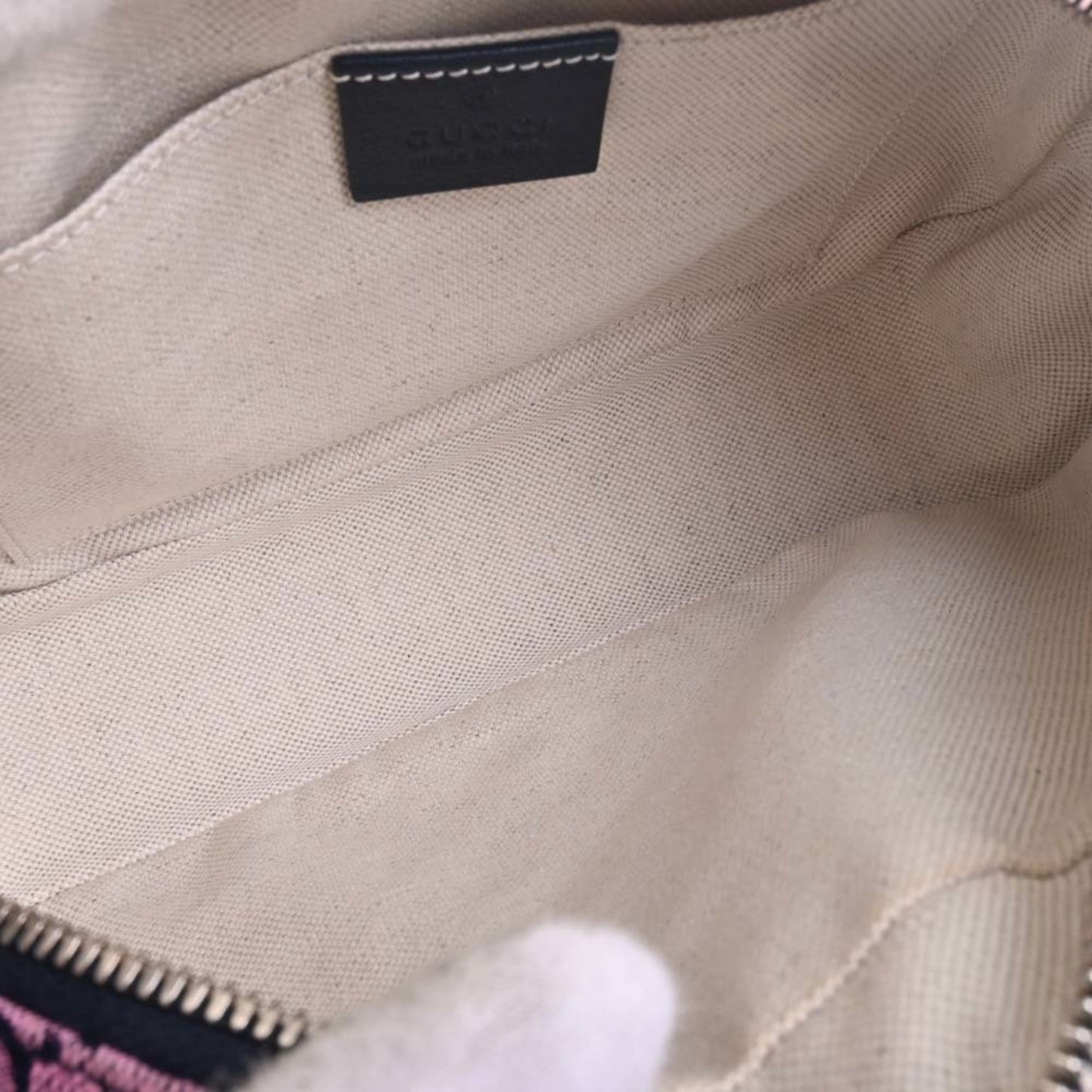 GUCCI GG Marmont Canvas Leather Chain Shoulder Bag 447632 Multicolor Women's
