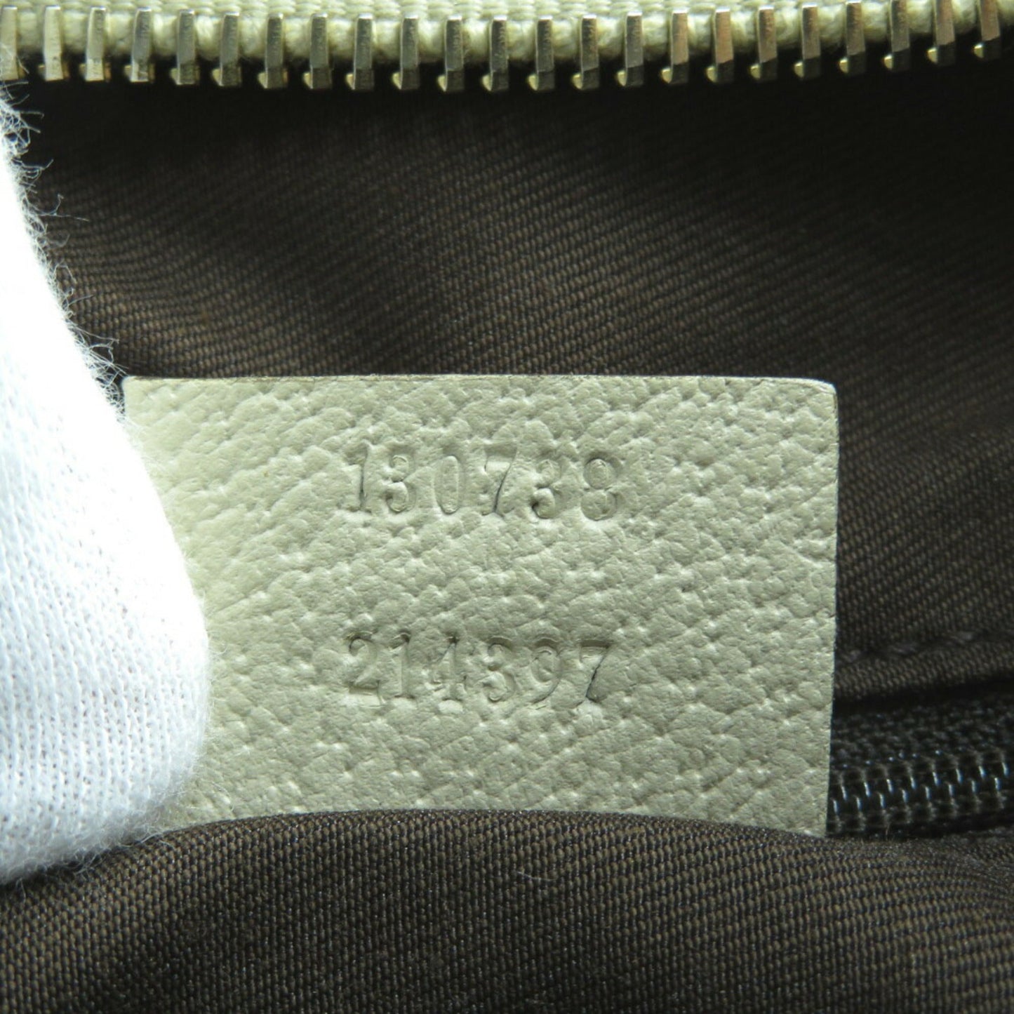 Gucci Abbey Line GG Canvas Leather Beige 130738 Handbag One Shoulder Bag 0045GUCCI