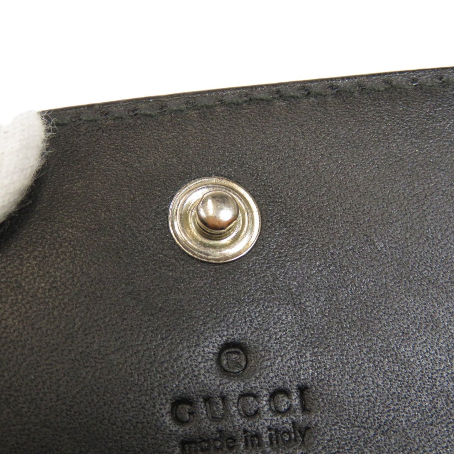 Gucci 406565 GG pattern coin case leather ladies