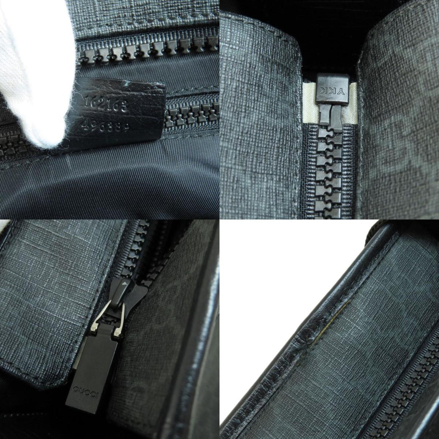 Gucci 162163 GG Tote Bag PVC Women's