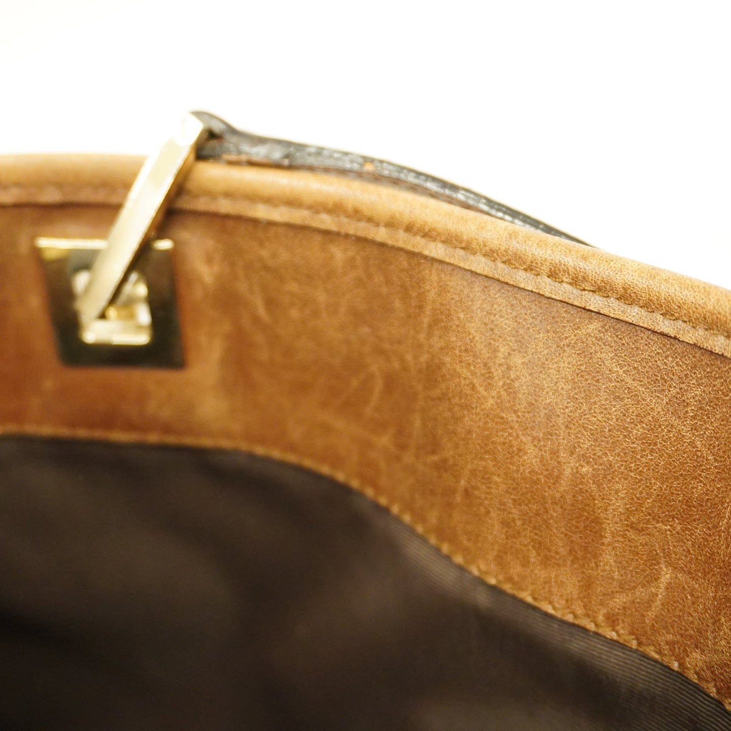 GUCCI  GG Canvas Handbag 002 1099 Women's Leather Handbag Beige,Brown