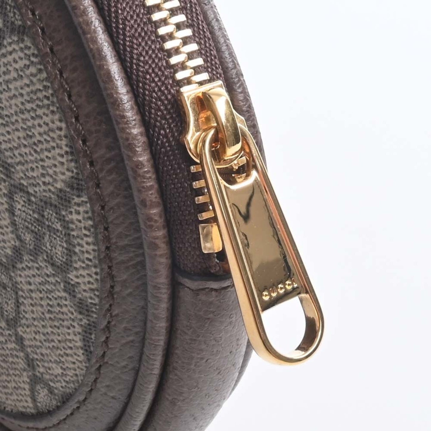 GUCCI GG Supreme Ophidia Shoulder Bag 625552 Beige Brown Women's