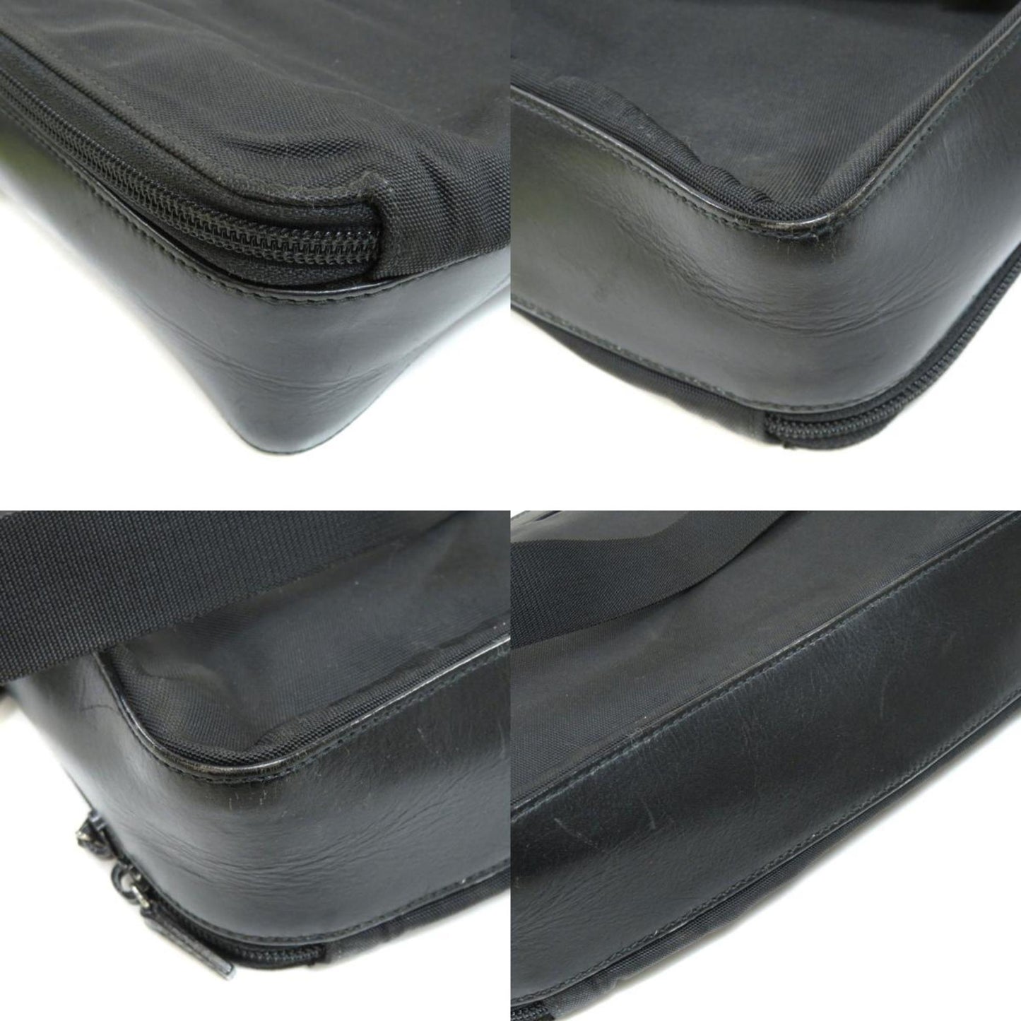 Gucci 002058 Plate Shoulder Bag Nylon Ladies GUCCI