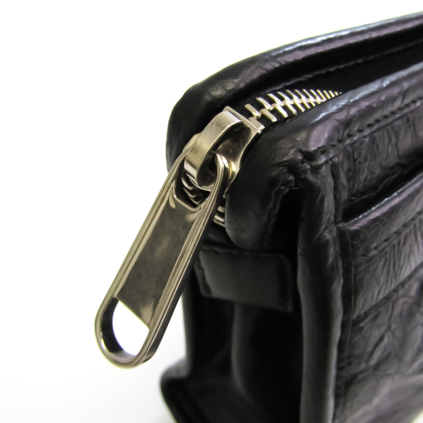 Gucci Unisex Leather Clutch Bag Black