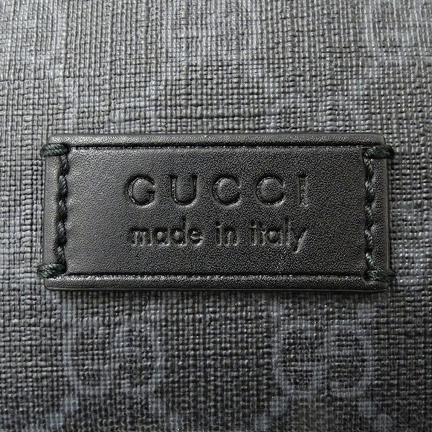 GUCCI bag men's body waist belt black 474293