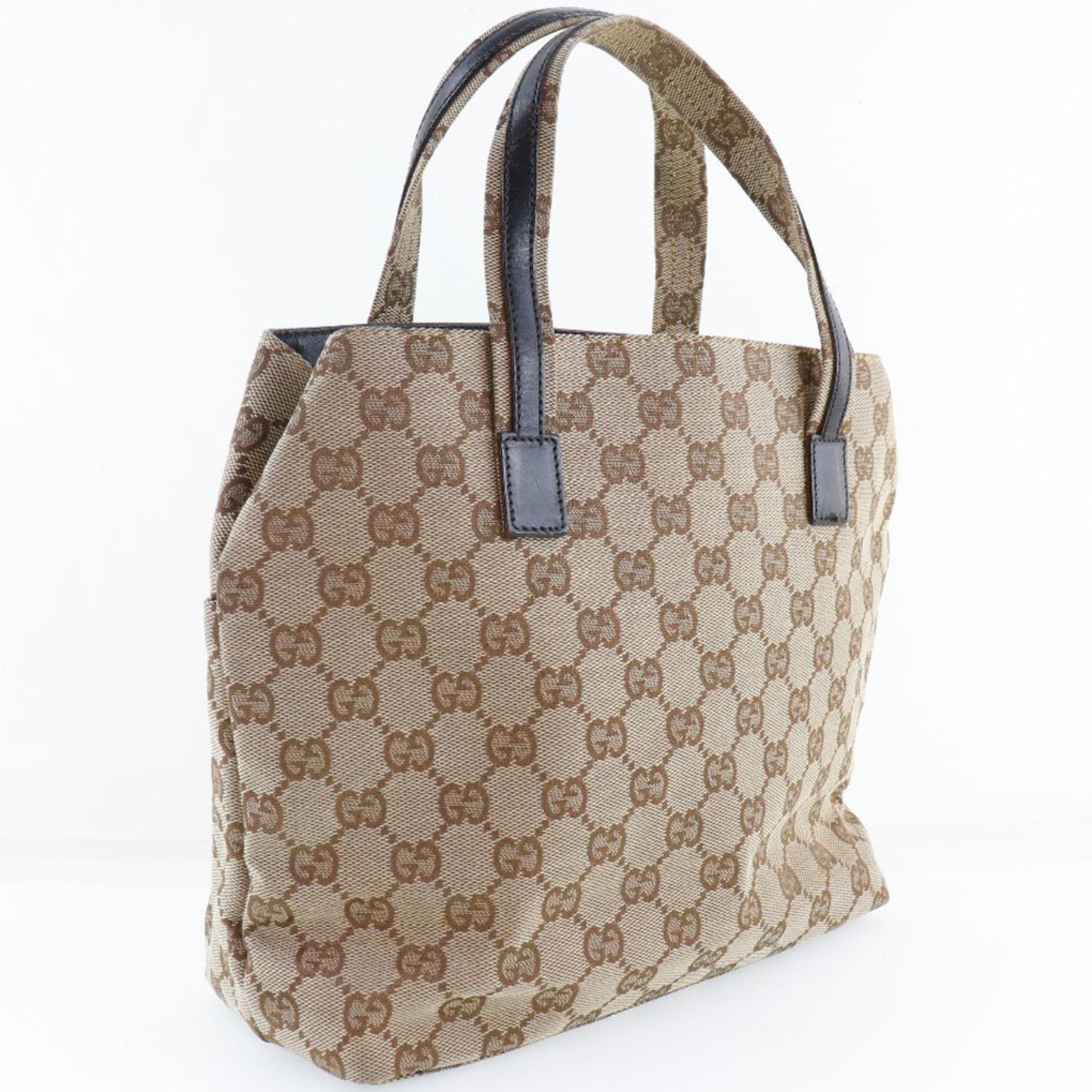 Gucci 002-1080 GG Canvas Beige Women's Tote Bag