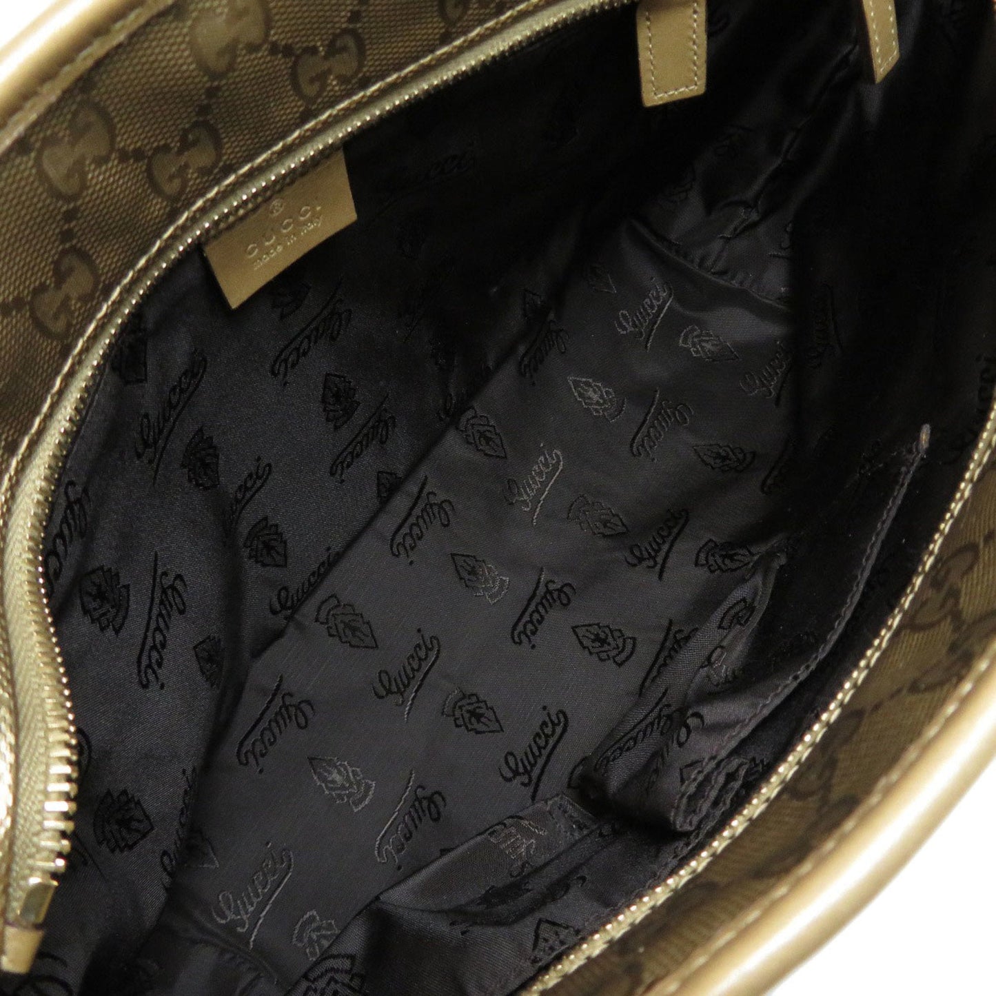 Gucci 211138 GG Imprime Handbag PVC Ladies