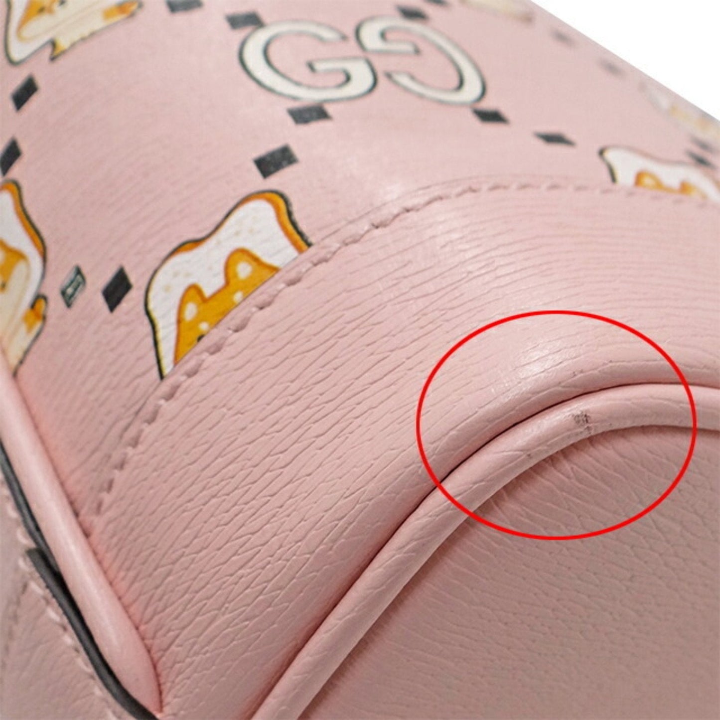 GUCCI Bag Women's Tote Leather Pikarar Pink 726762 Animal