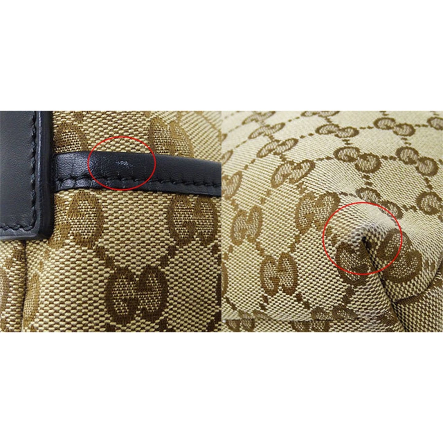 Gucci Bag Men's Women's Shoulder GG Canvas Brown Black 388926