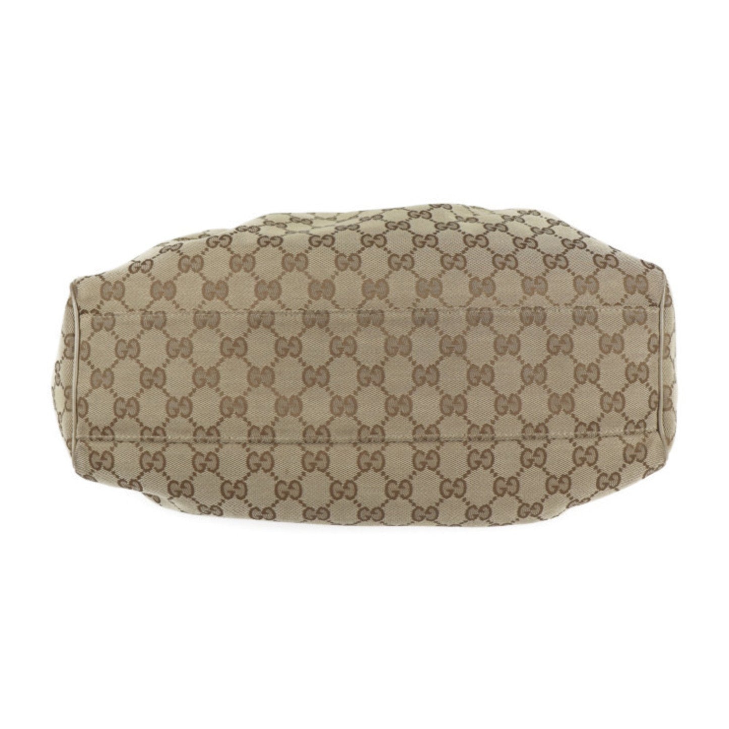 Gucci Suki handbag 211944 GG canvas leather beige gold hardware tote bag