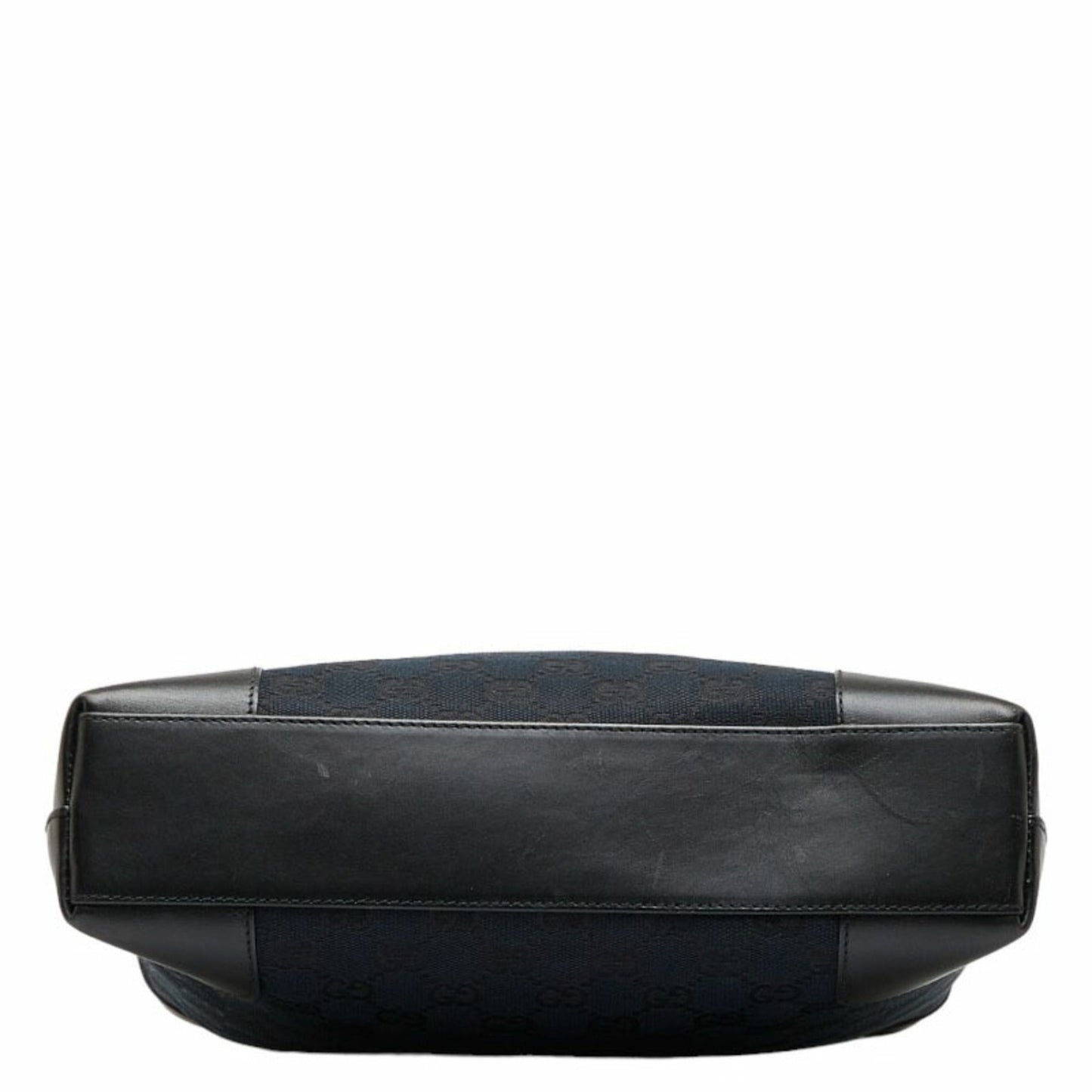 GUCCI GG canvas handbag one shoulder bag 001 4231 black leather ladies