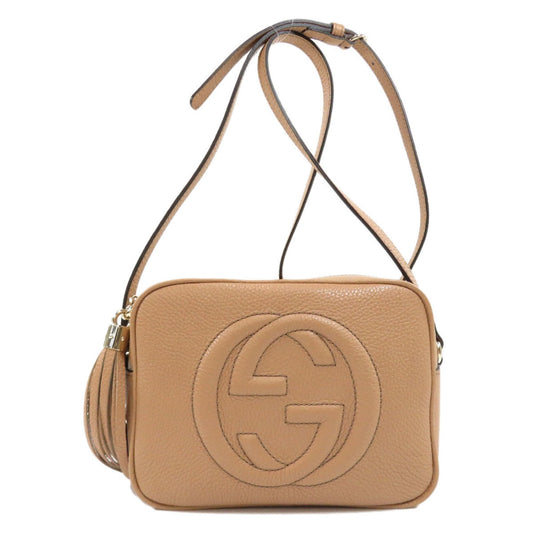 Gucci 308364 Soho Interlocking G Shoulder Bag Calf Ladies