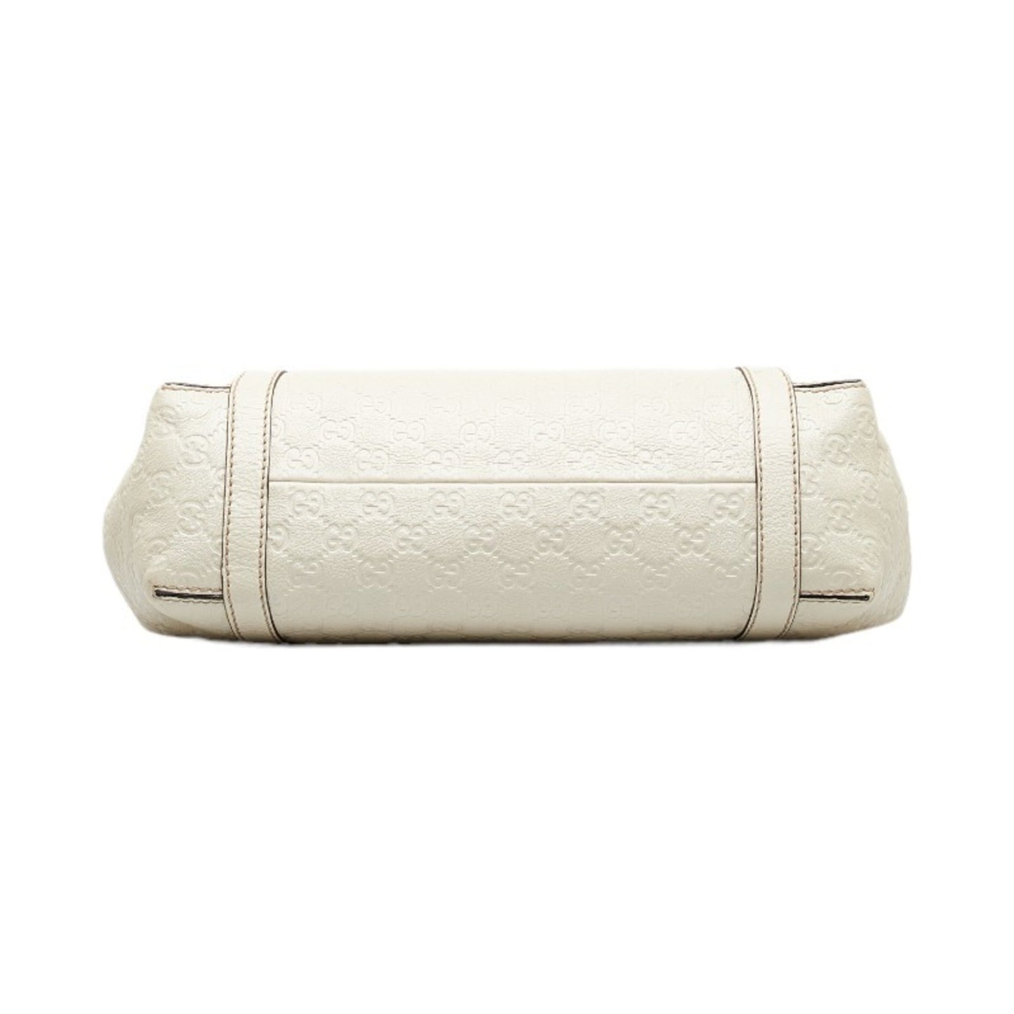 GUCCIsima Handbag 233610 White Leather Women's