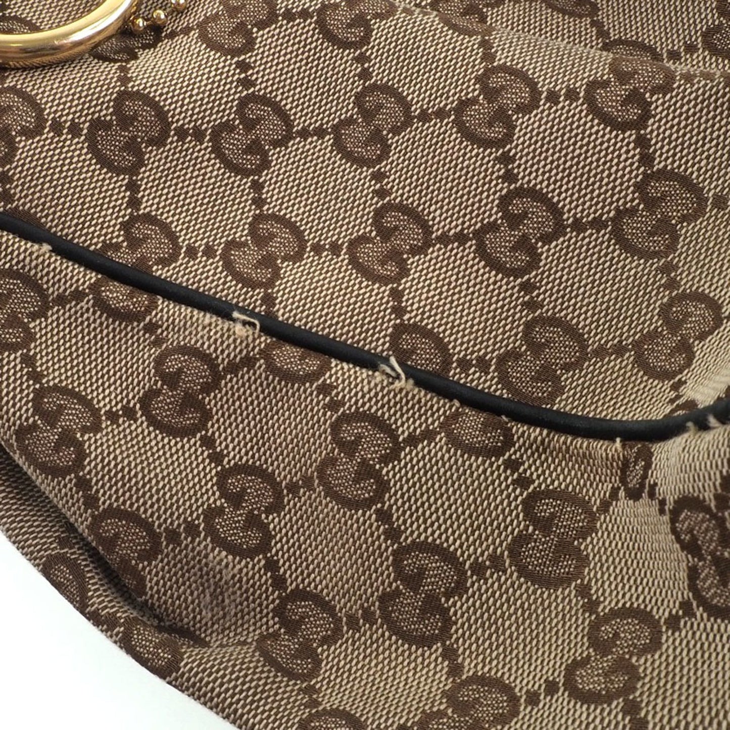 Gucci Suki Interlocking G 211944 GG Canvas Brown Women's Tote Bag