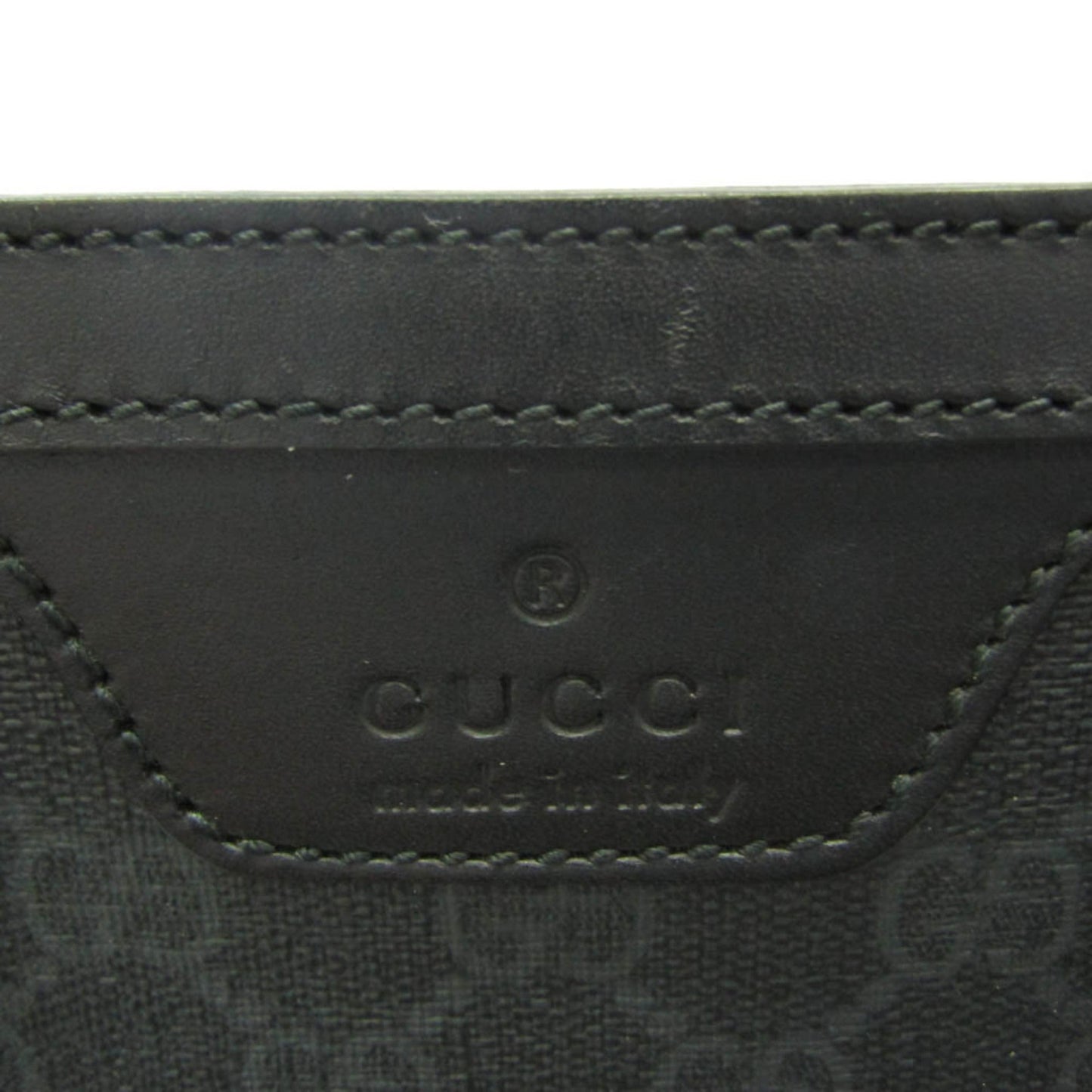 GUCCI GG Supreme 322072 Men's Coated Canvas Handbag,Tote Bag Black,Dark Gray