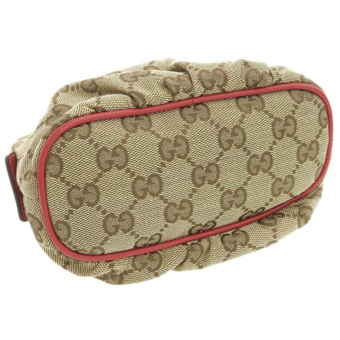 Gucci Bag Ladies Pouch GG Canvas Brown Red 282663