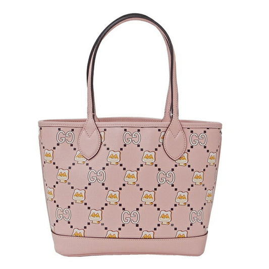 GUCCI Bag Women's Tote Leather Pikarar Pink 726762 Animal