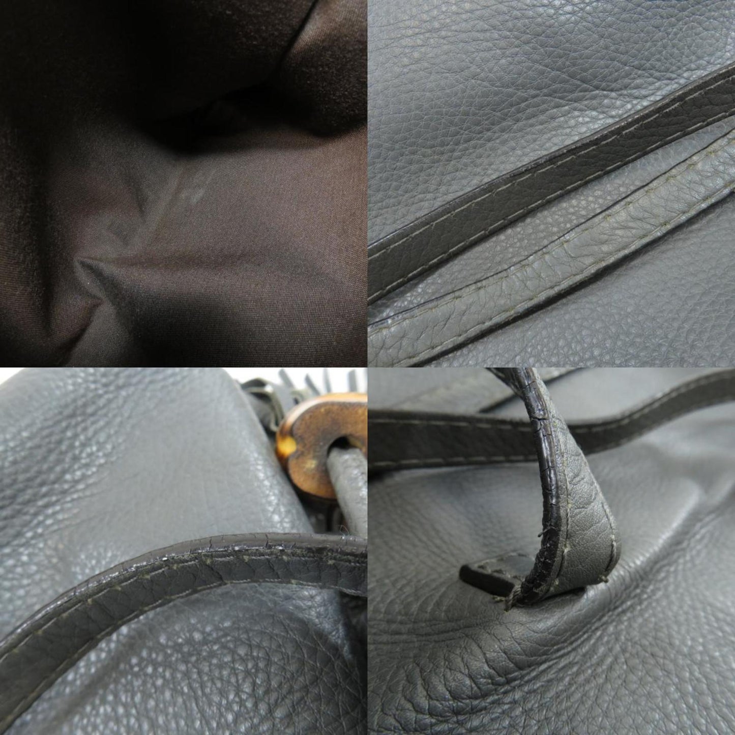Gucci 354665 Tassel Motif Outlet Tote Bag Leather Women's GUCCI