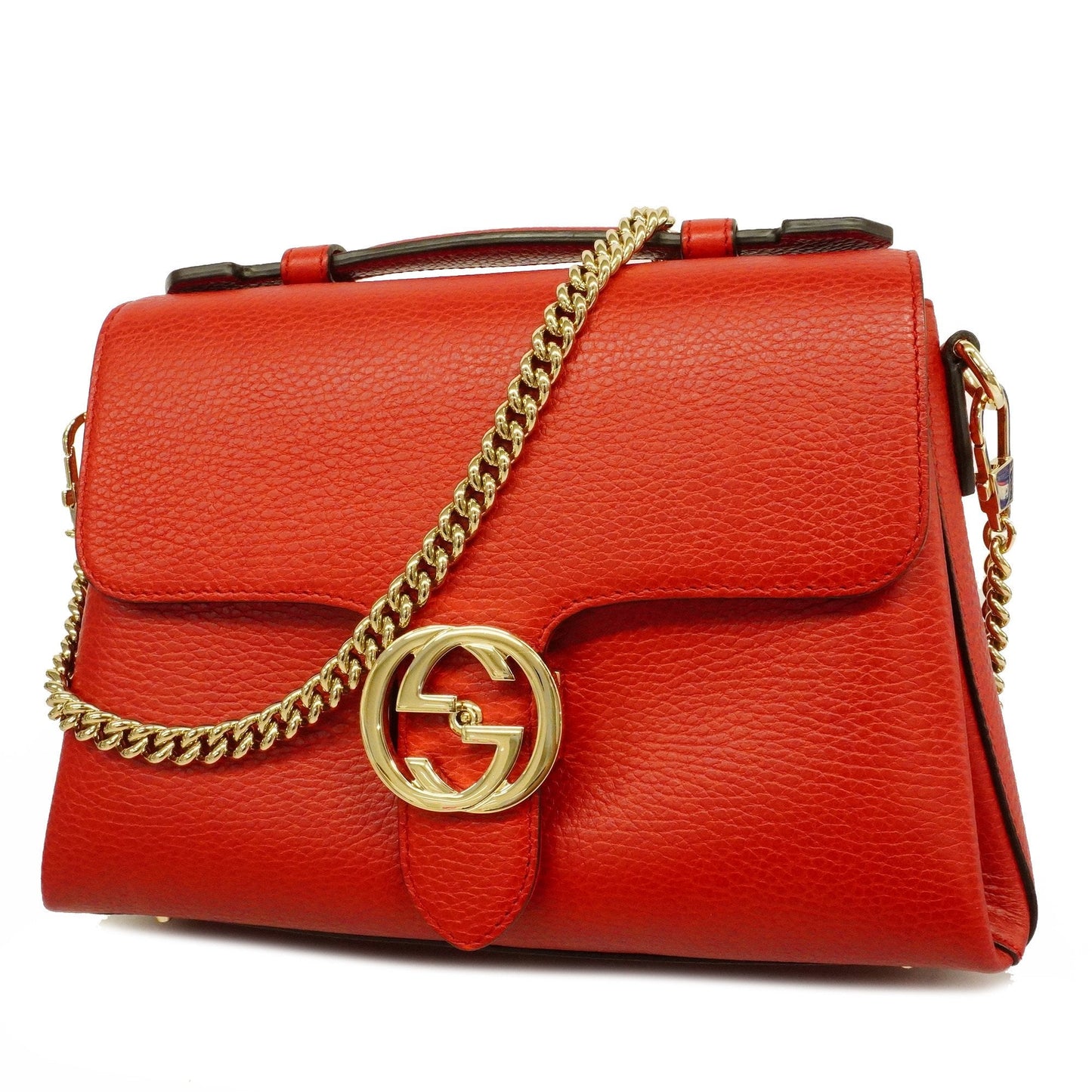Gucci 2way Bag Interlocking G 2way Bag Interlocking G 510302 Women's Leathe