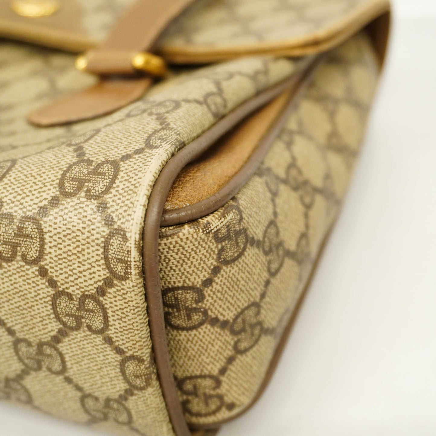 Gucci  HandBag 116 02 080 Women's GG Supreme HandBag Beige