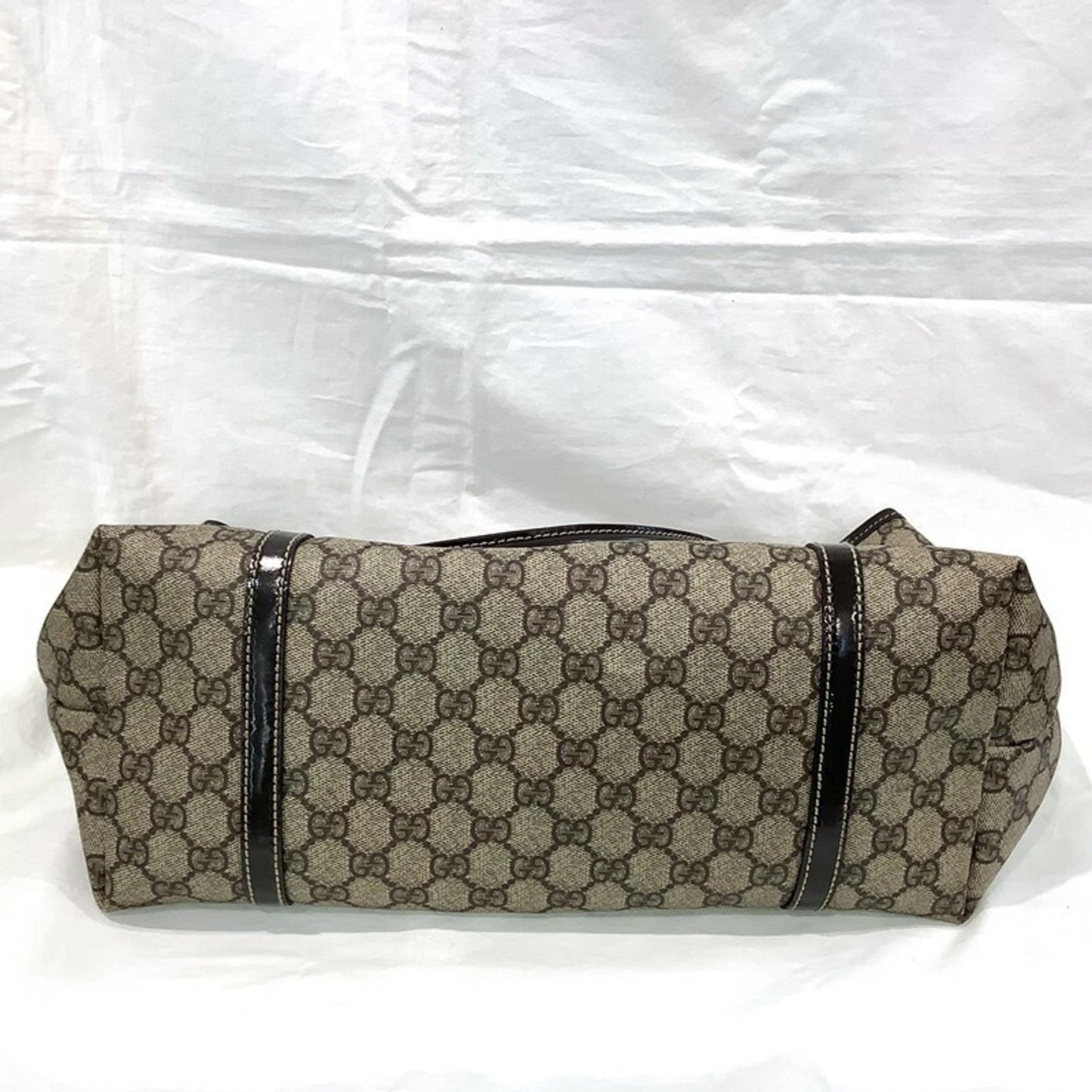 Gucci (Gucci) GG Pattern Tote Bag PVC Coated Canvas Brown Enamel 197953.213048 Women's