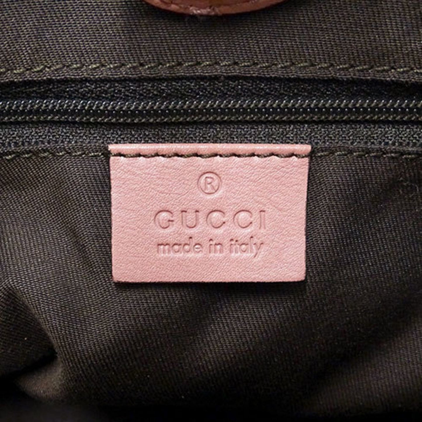 Gucci Bag Ladies Tote HandBag GG Canvas Suki 211944 Beige Brown Pink