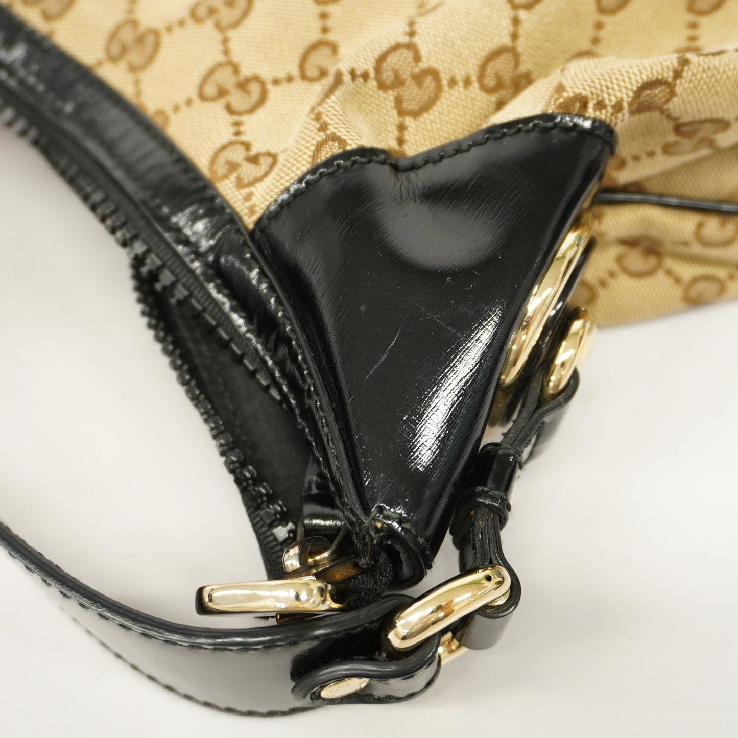 GUCCIAuth  Shoulder Bag 203927 Women's GG Canvas Shoulder Bag Beige,Black