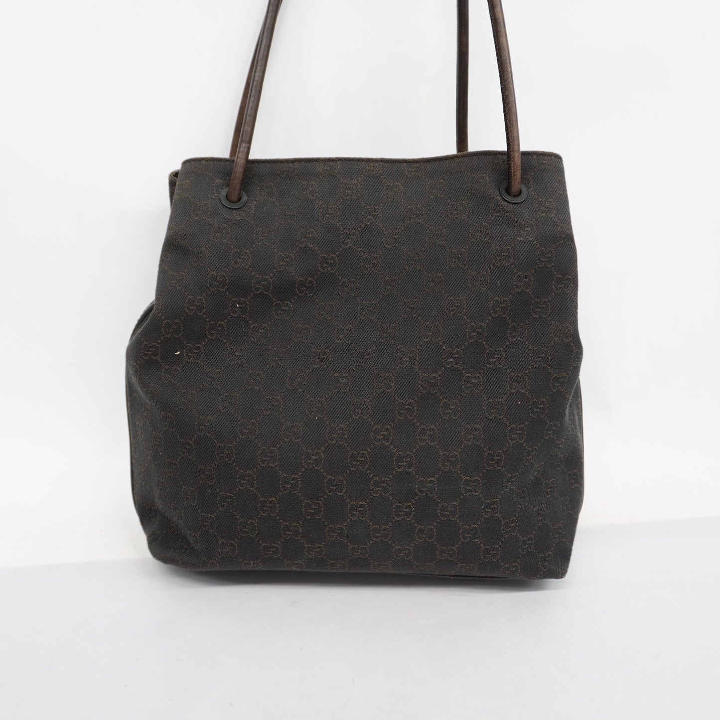 Gucci  GG Canvas Tote Bag 101341 Women's GG Canvas,Leather