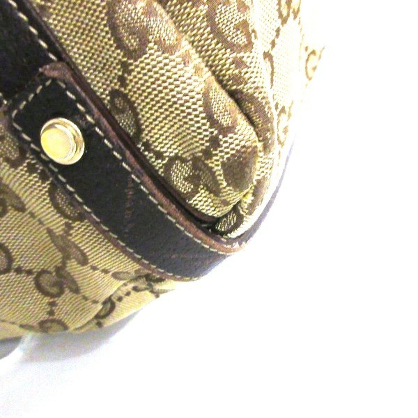 GUCCI GG canvas 130736 brown bag tote ladies